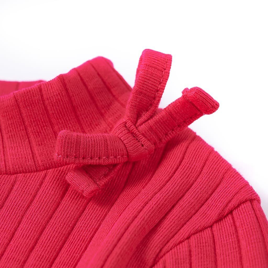 vidaXL Langarmshirt Kinder-Langarmshirt Knallrosa 116