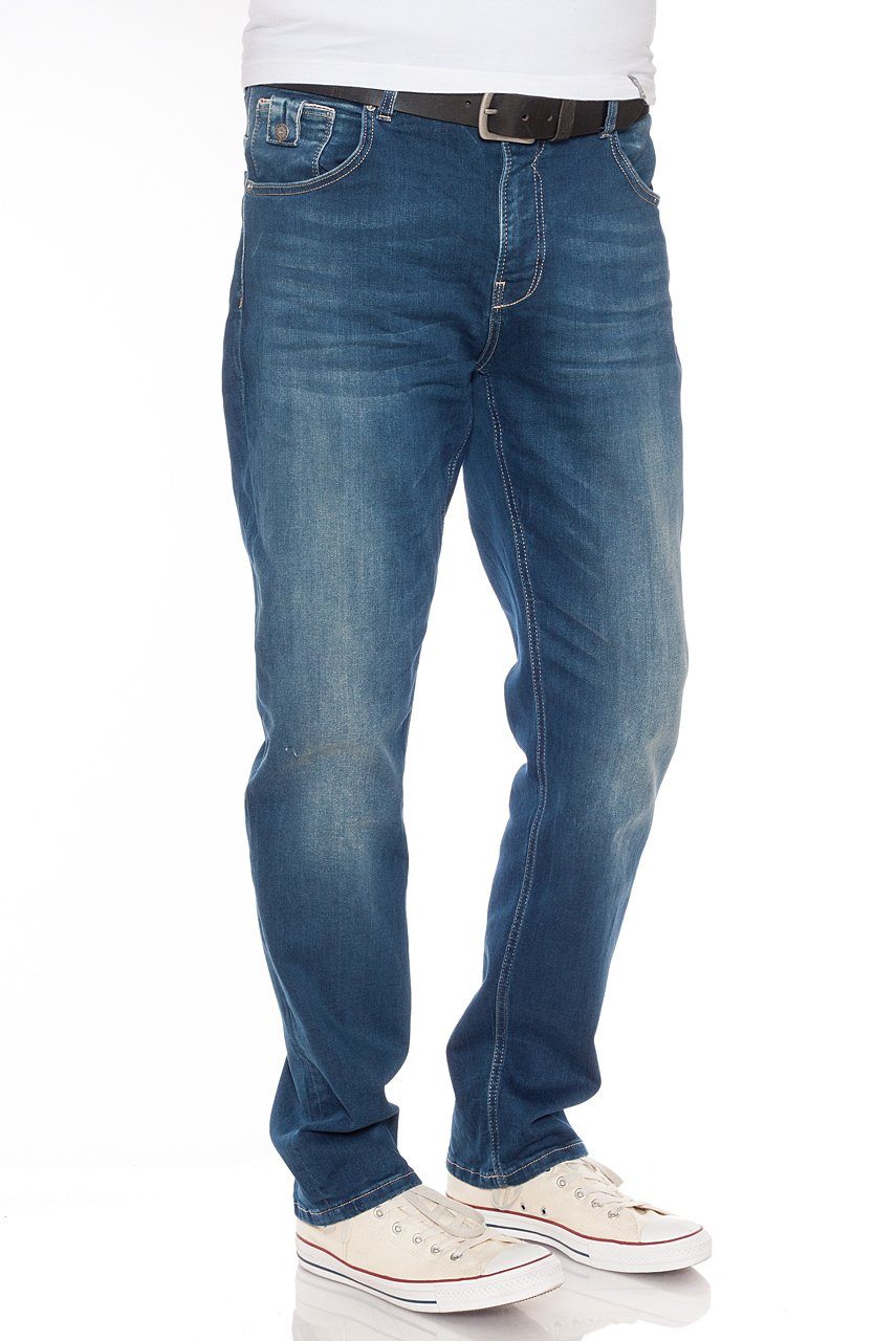 Regular M.O.D Caledon Blue Straight-Jeans Miracle Snowlake Fit Ricardo Jogg of oder Blue Denim