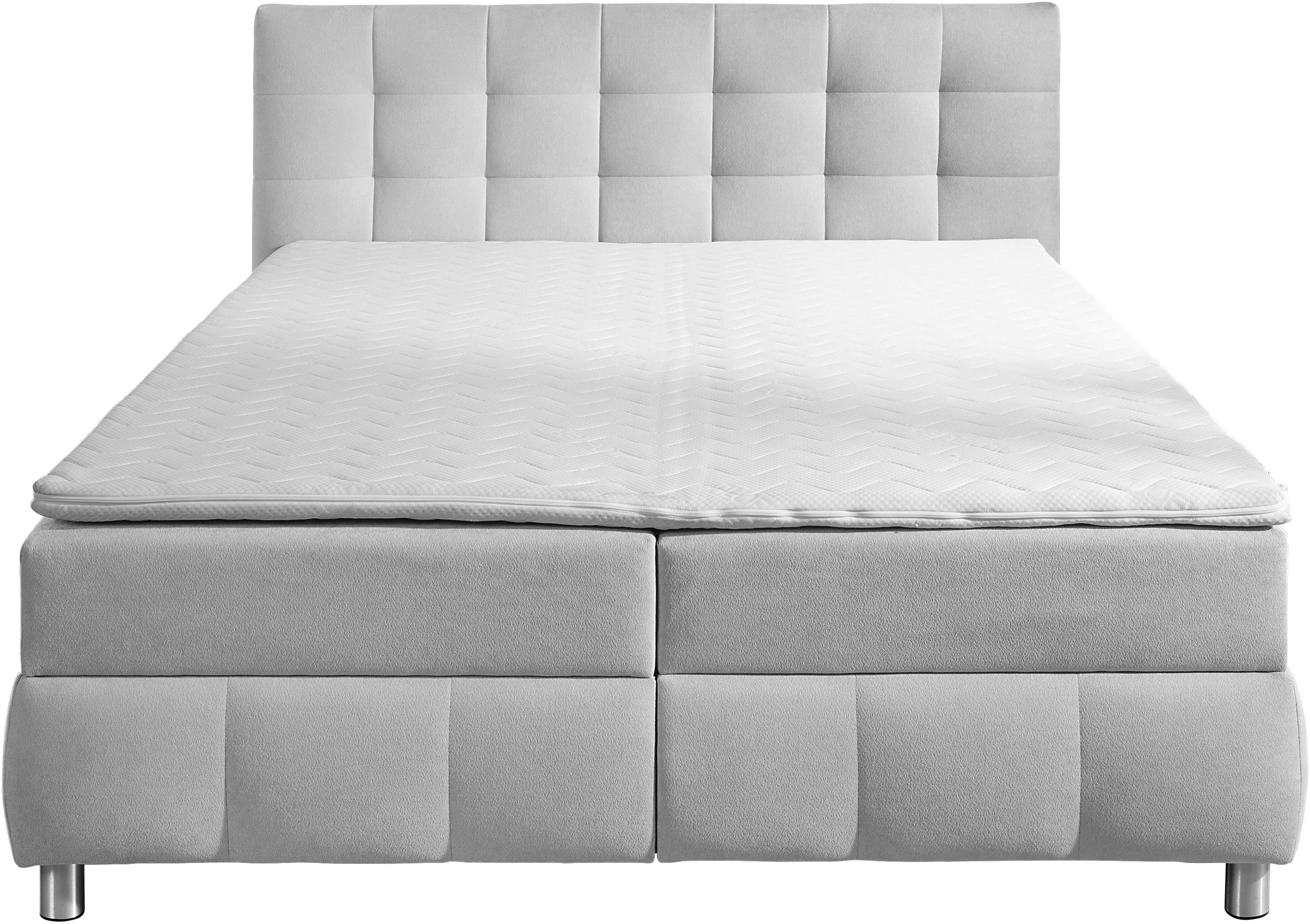 Home affaire Boxbett Marvao inkl. Bettkasten und Topper, Boxbett mit Bettkasten, inkl. Topper