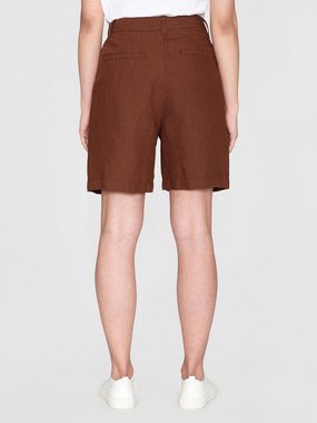 KnowledgeCotton Apparel Shorts POSEY Wide High-Rise Linen Shorts