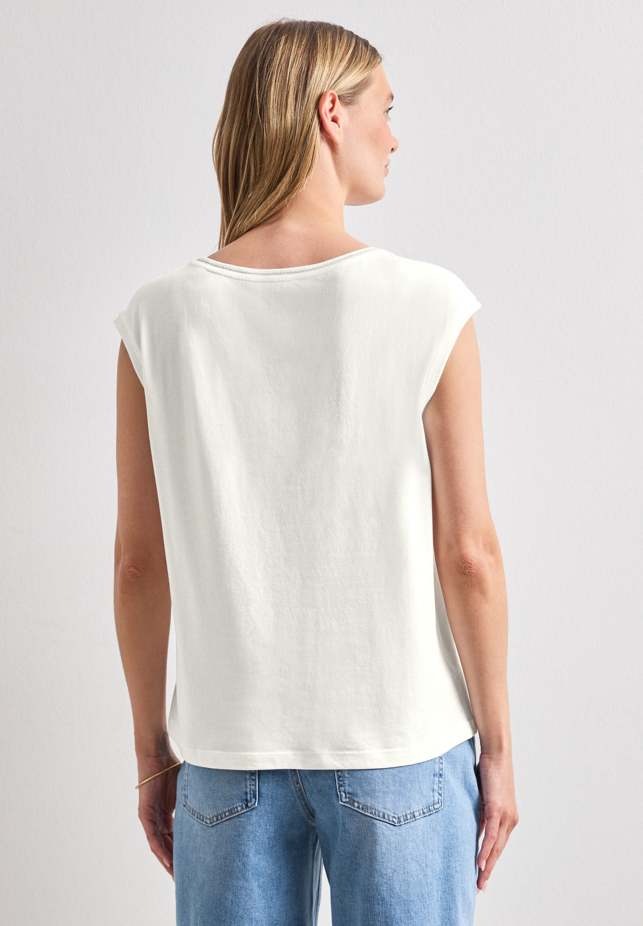 STREET ONE T-Shirt in Unifarbe – Bild 2 von 5