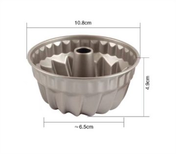 RefinedFlare Kastenform Kuchenformen zur Herstellung von geriffelten Rohrkuchen, Backwerkzeuge, Küchenutensilien, Küchenzubehör