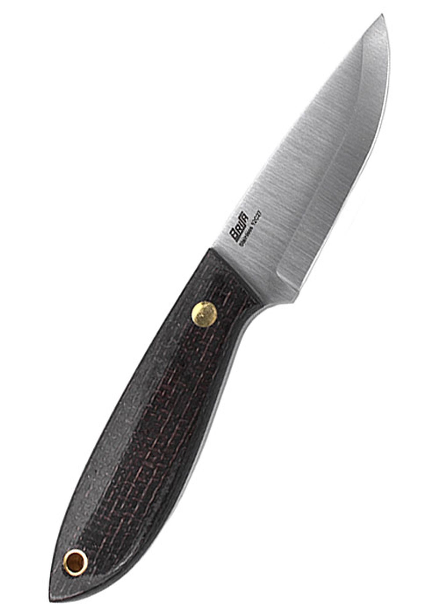 Brisa Knives Taschenmesser Brisa Bobtail 80 - Bison Micarta, Scandi