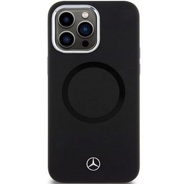 Mercedes Smartphone-Hülle Mercedes Apple iPhone 15 Pro Case Matte MagSafe Schutzhülle Schwarz
