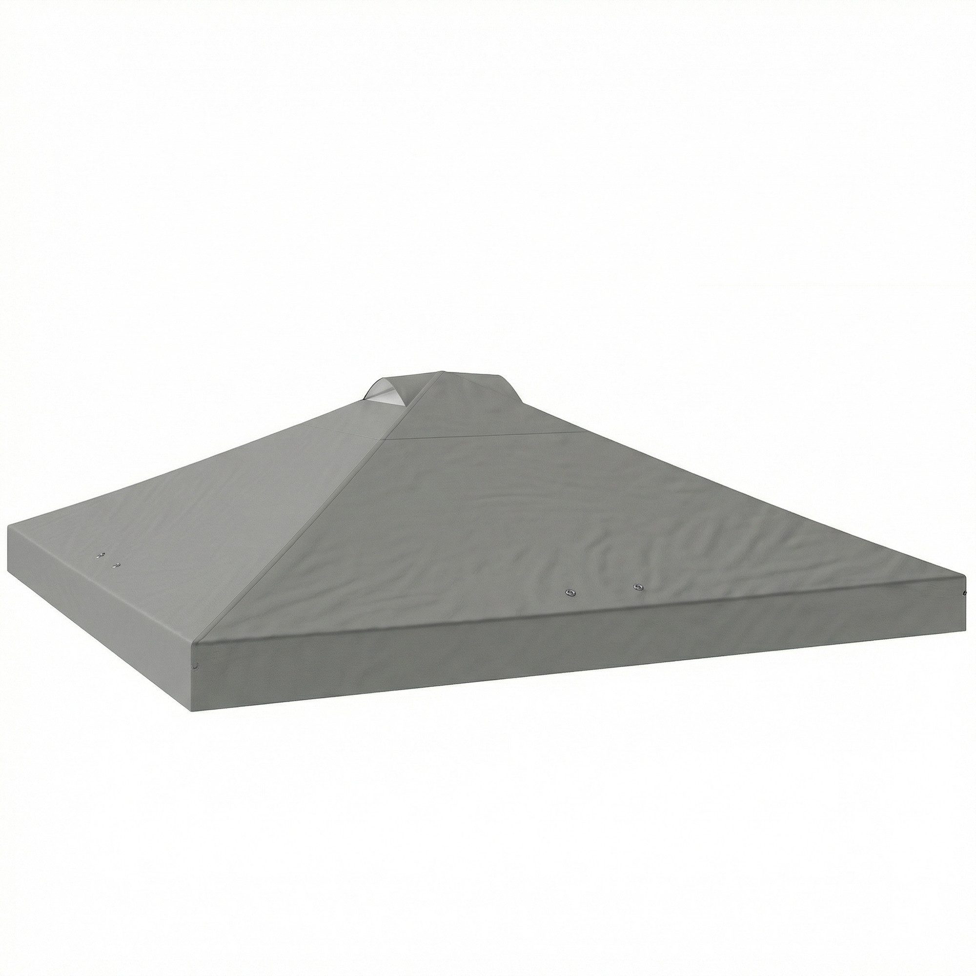 Outsunny Pavillon-Ersatzdach Ersatzdach Pavillondach für Metallpavillon, 90 g/m², 300 x 300 cm (NUR Ersatzdach, UV50), wasserdicht, 8 Abflusslöcher