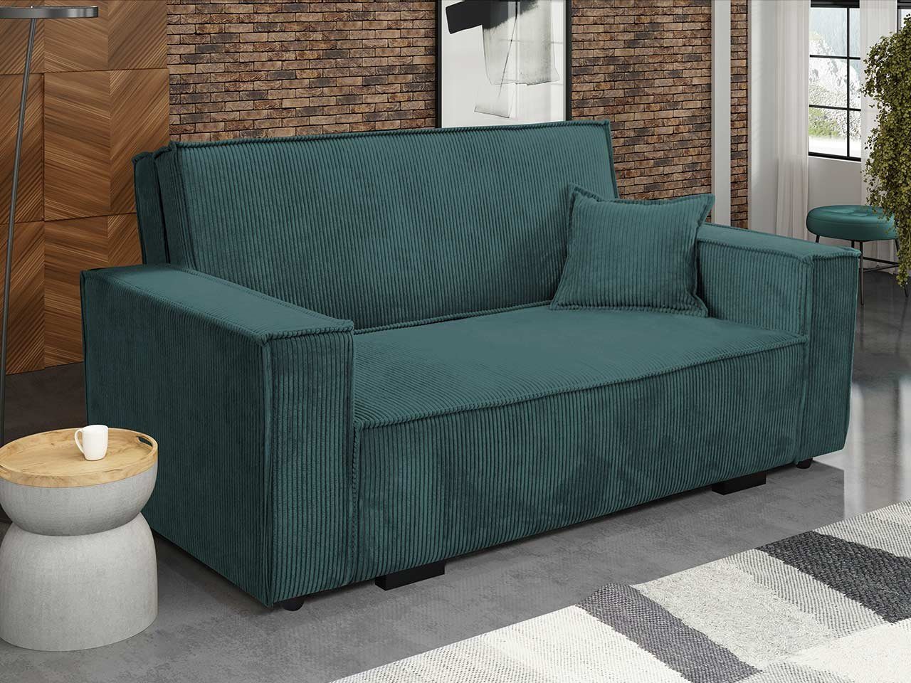 MIRJAN24 Schlafsofa Viva Star III, mit Schlaffunktion und Bettkasten, 3 Sitzer Polstersofa inkl. Kissen, Wohnlandschaft Poso 125