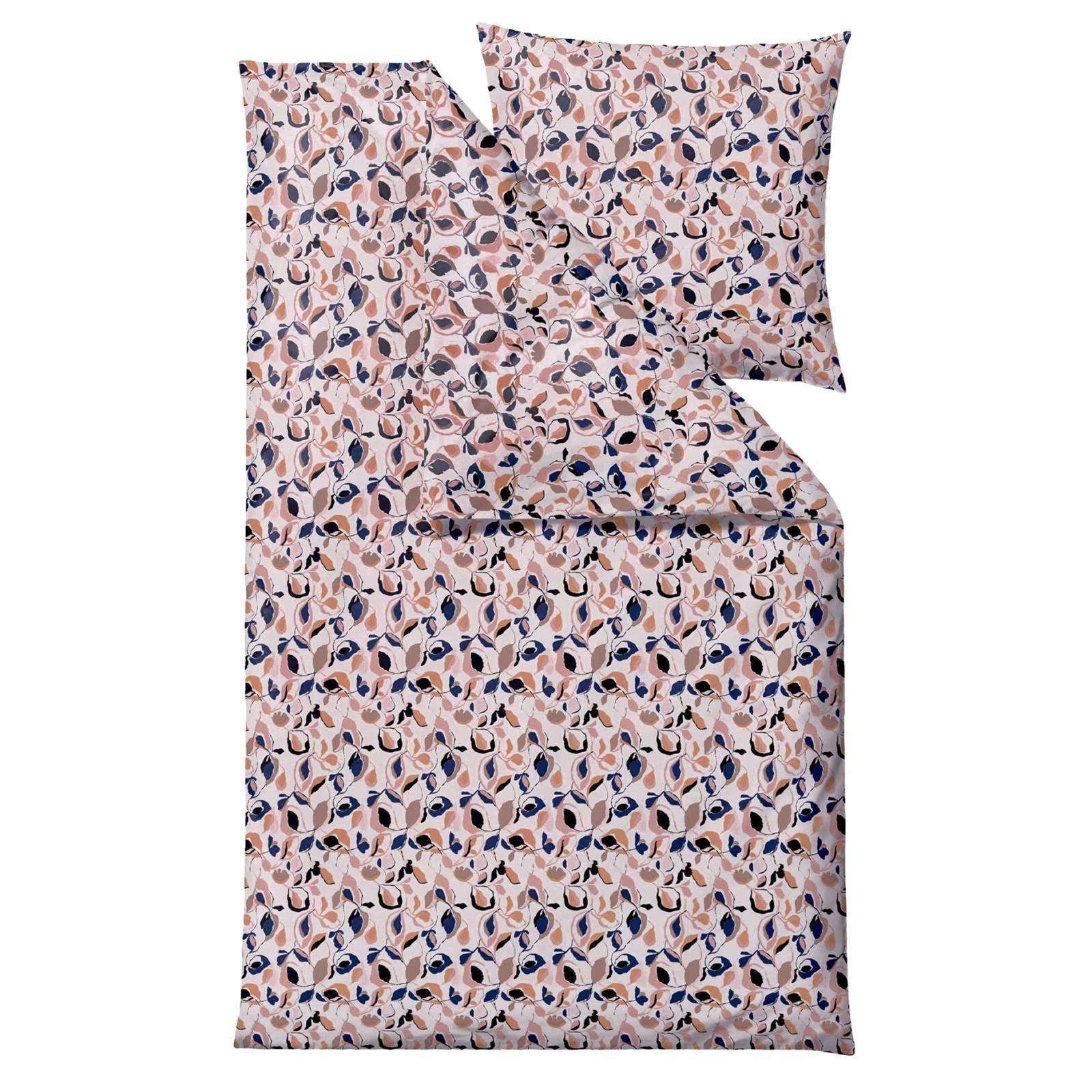 Södahl Постельное белье Abstract, Bio-Baumwolle, 2 teilig, 135x200cm, Skandi-Look Blätter, Bio-Baumwolle