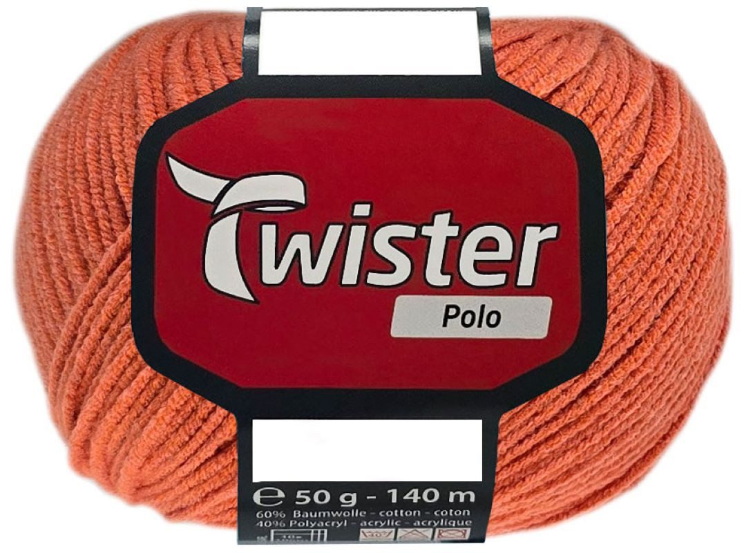 Kurtenbach 50 Gramm Twister Polo aus 60 % Baumwolle, 40 % Polyacryl Bastelgarn