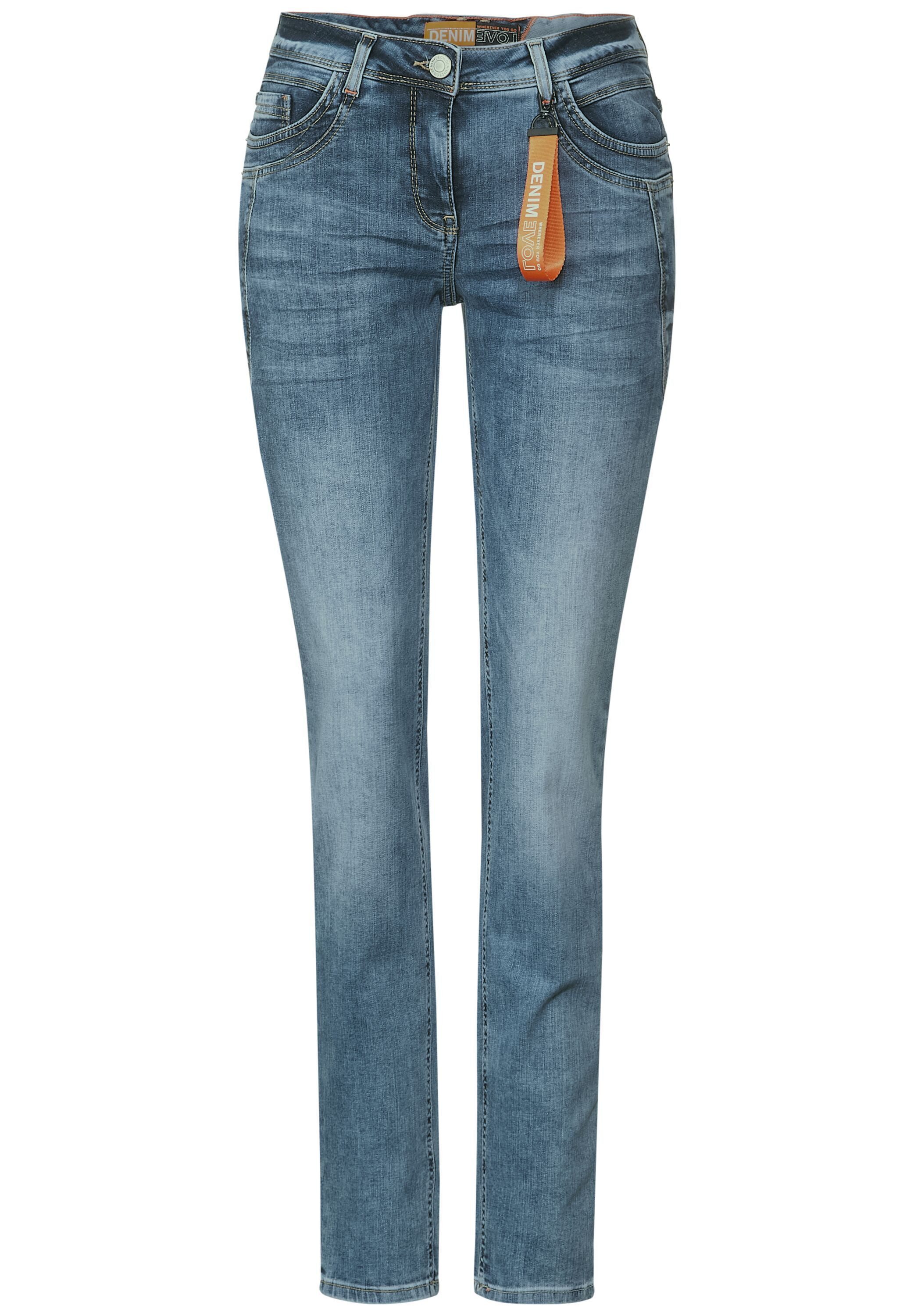 Cecil Jeans Tapered Fit - blau/blauw denim/bluedenim