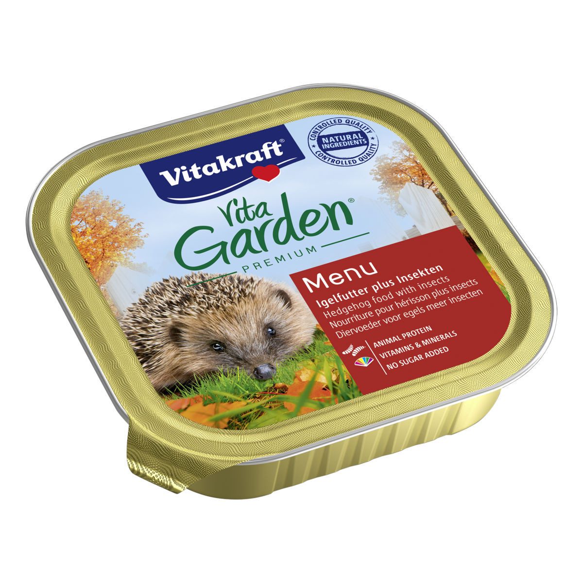 Vitakraft Igelfutter, Nassfutter für Igel, 100g, Nassfutter für: Igel