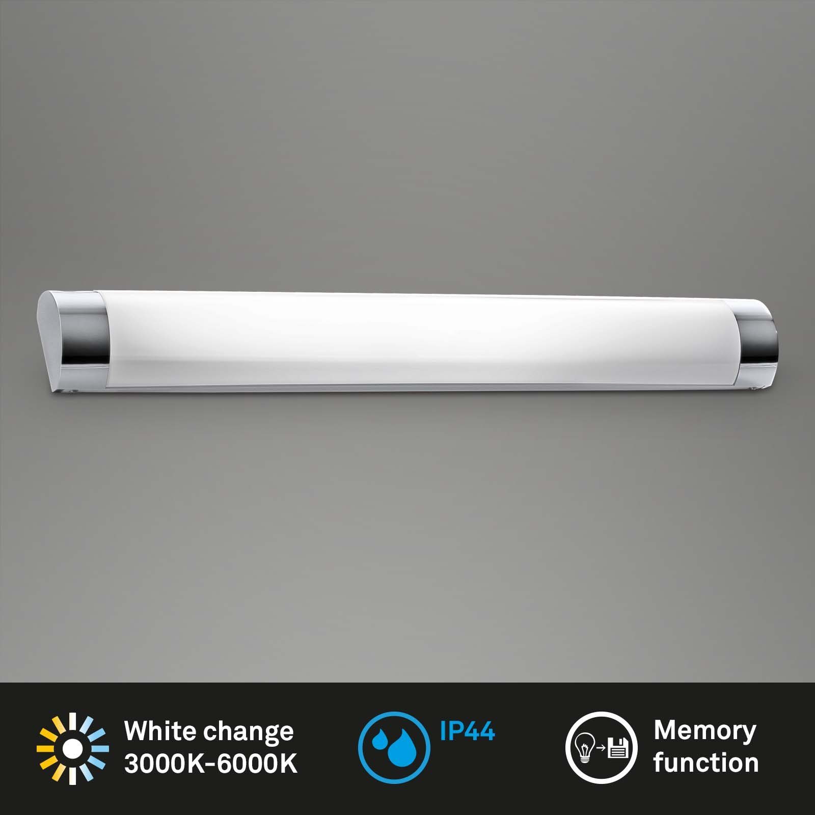 TRANGO LED Spiegelleuchte, 2073 Modern LED 10 Watt Spiegelleuchte IP44 mit günstig online kaufen