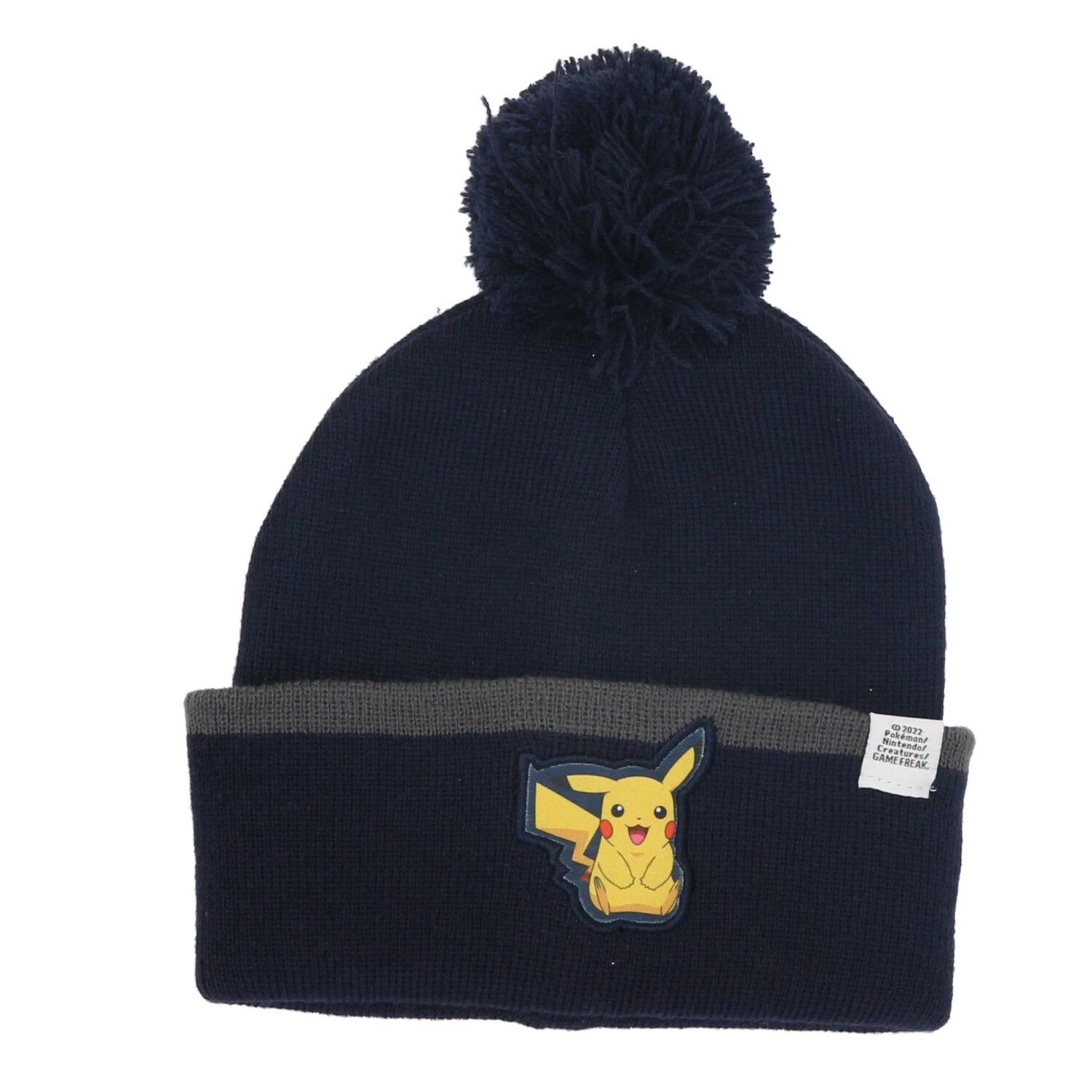 DIFUZED Bommelmütze Mütze Wintermütze Pokemon Pikachu Winter Strick (1-St)