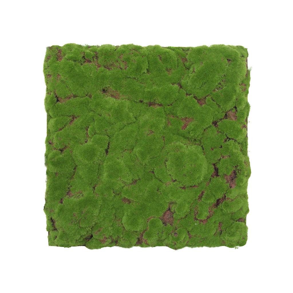 JANGAL 3D Wandpaneel Modular Wall, 520 x 520 mm, Design Moos, Grün