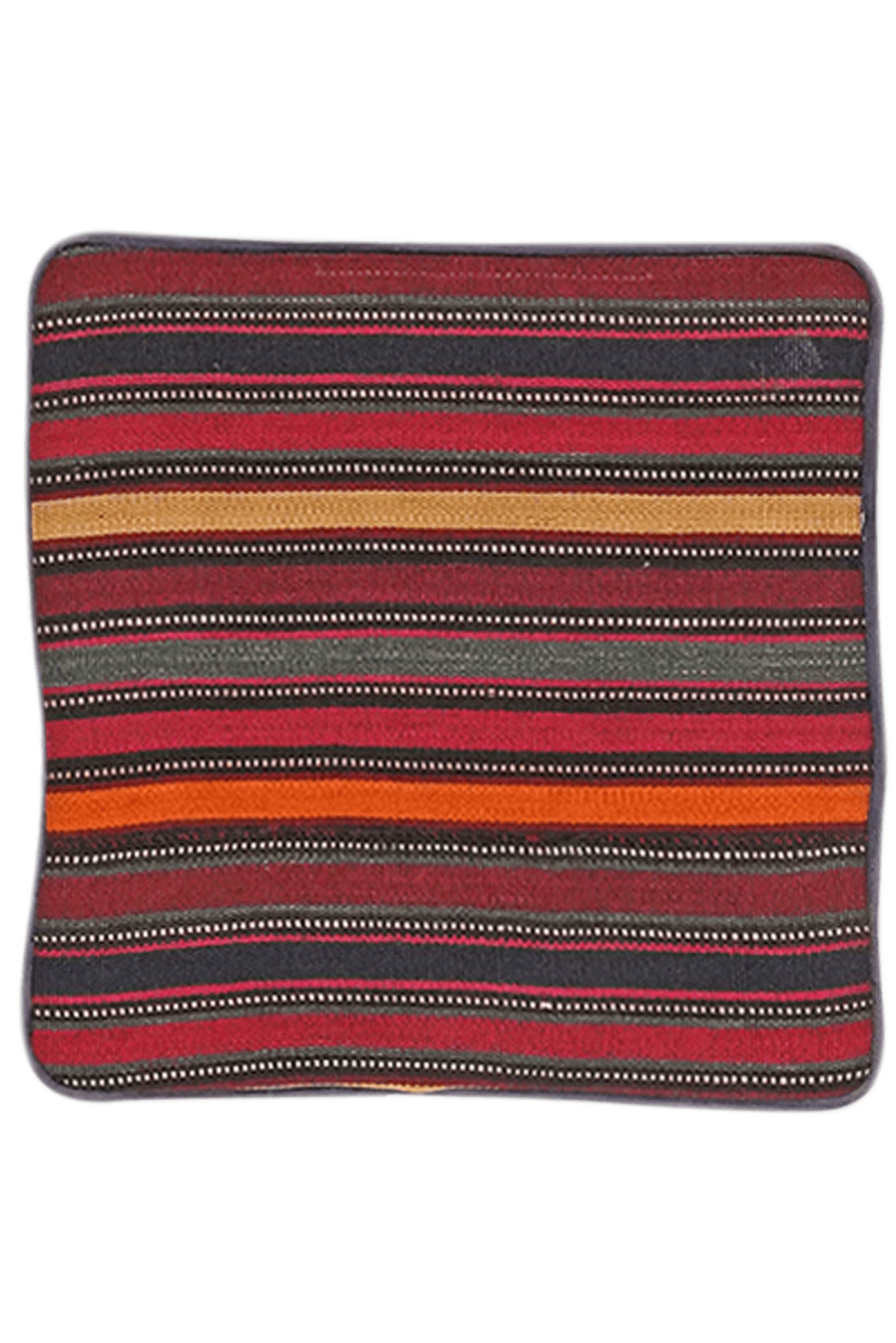 Looma Kissenbezüge Kelim Kissen 40x35cm, Handgemachtes Unikat, nachhaltig und fair gefertigt