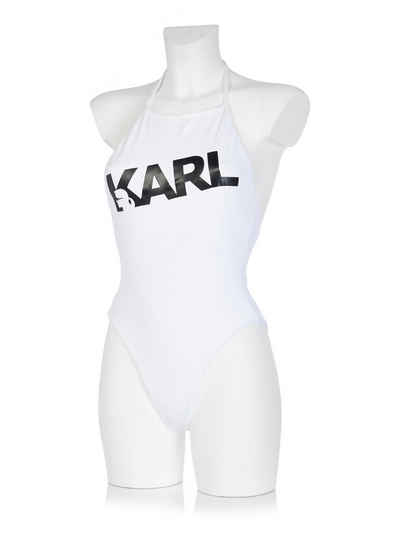 KARL LAGERFELD Badeanzug Karl Lagerfeld Badeanzug weiss
