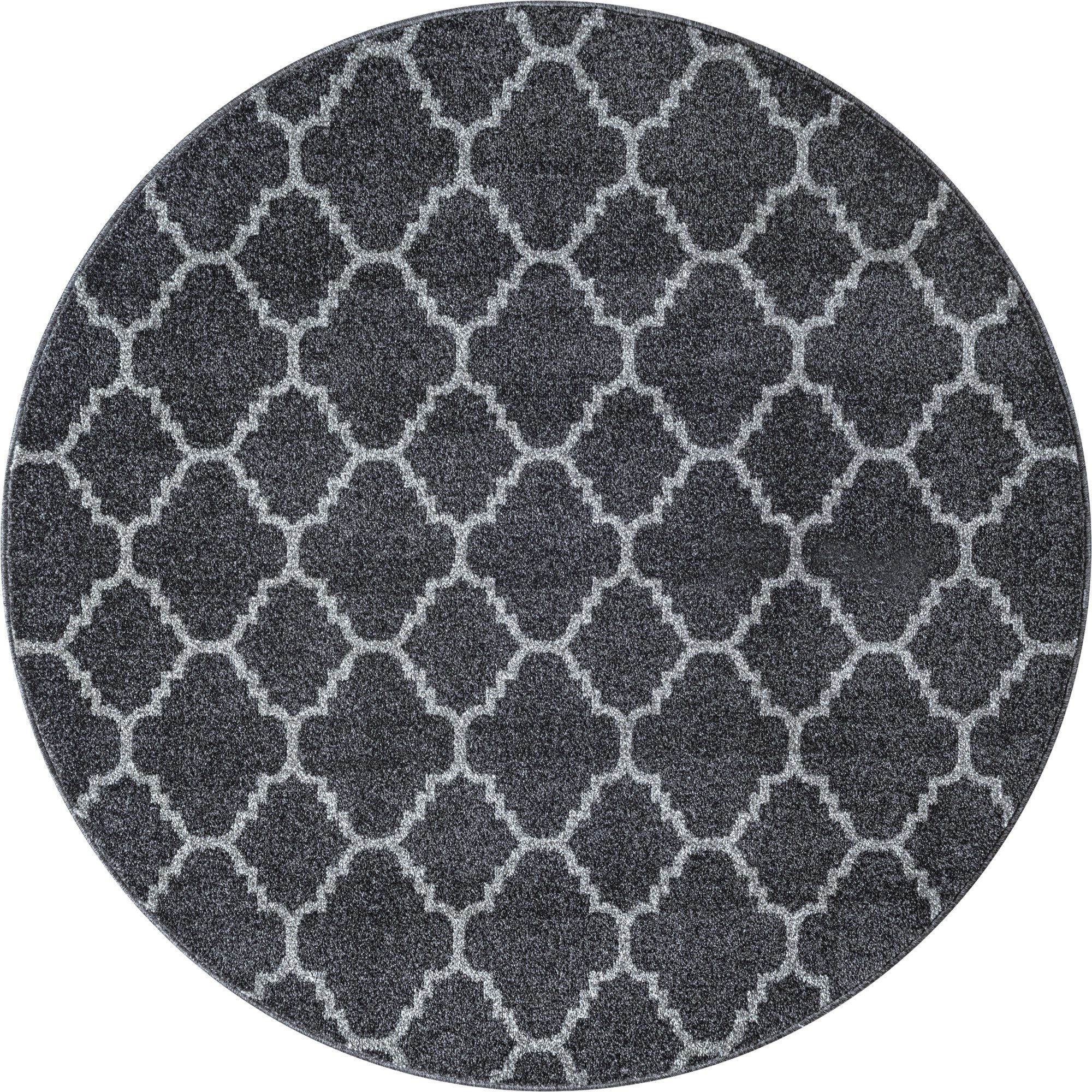 Sanat Teppich Boho 8202, rund, Höhe: 10 mm, Kurzflor, robust, Boho, Scandic günstig online kaufen