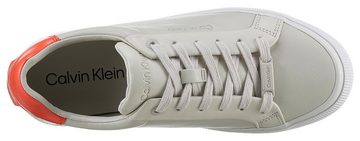 Calvin Klein VULC LACE UP - DIAMOND FOXING Plateausneaker mit Kontrastbesatz an der Ferse, Freizeitschuh, Halbschuh, Schnürschuh