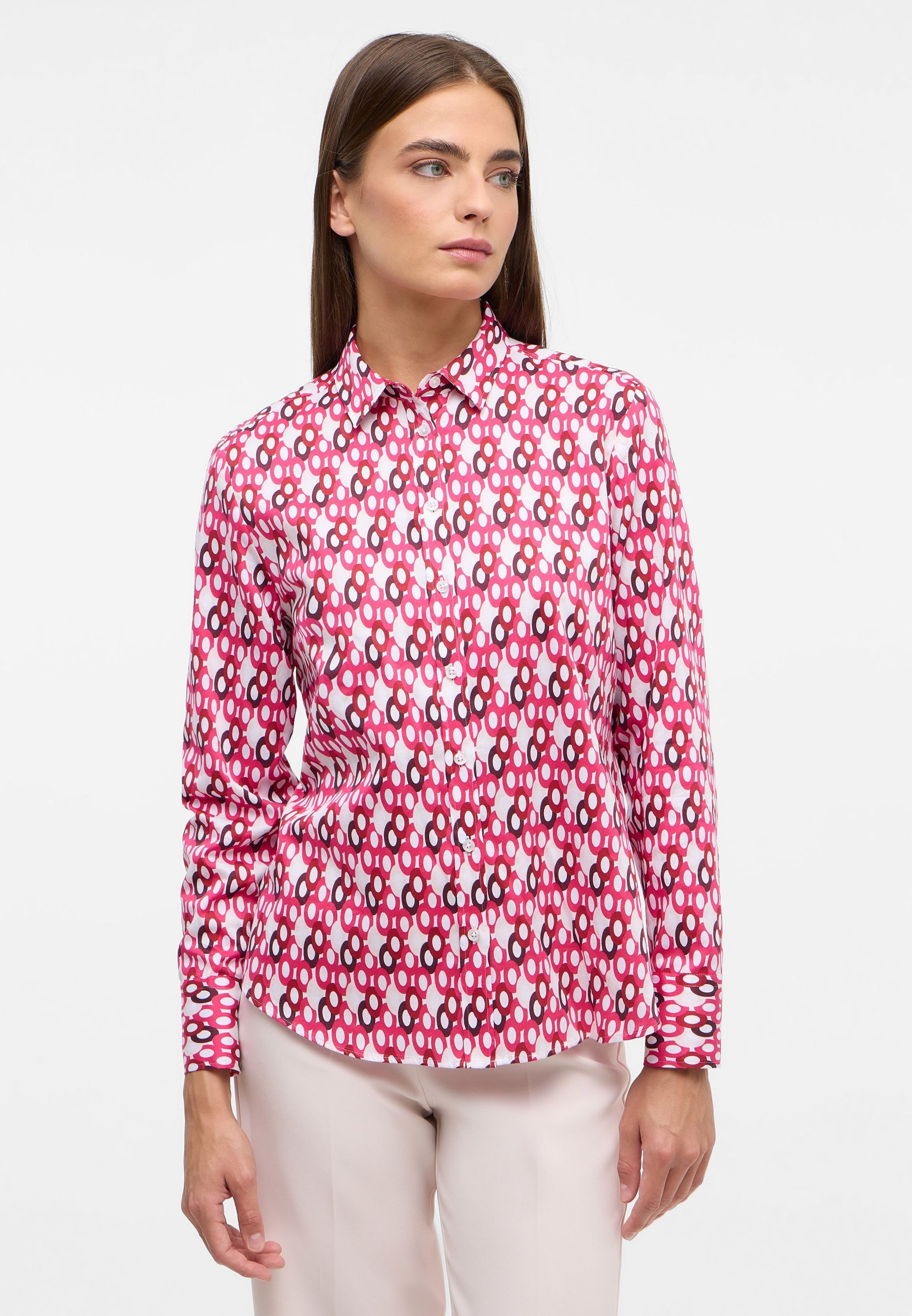 Satinbluse