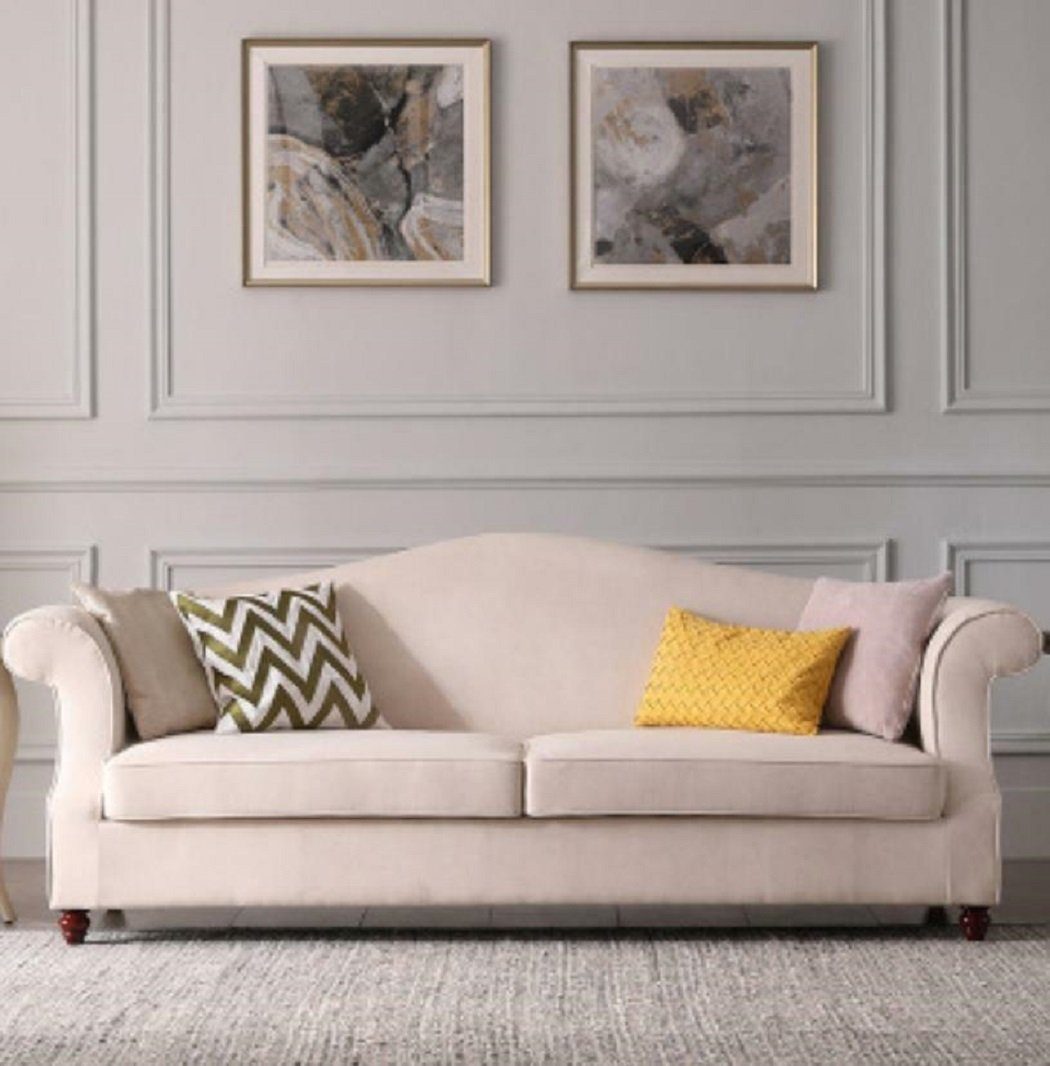 JVmoebel Sofa, Couch 3 Sitzer Lounge Stoff Sofa Wohnlandschaft Relax