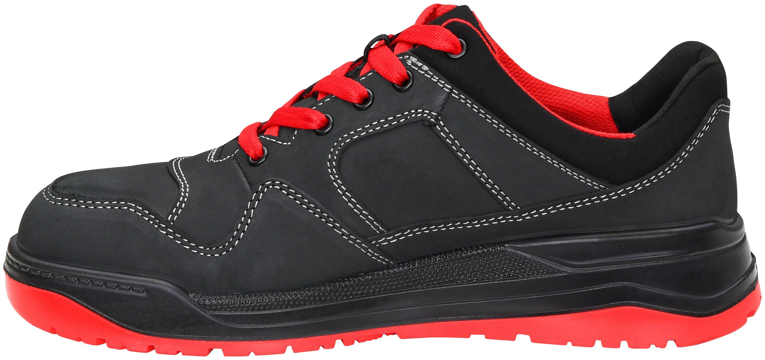 Sicherheitsschuh Maverick black low red Elten S3