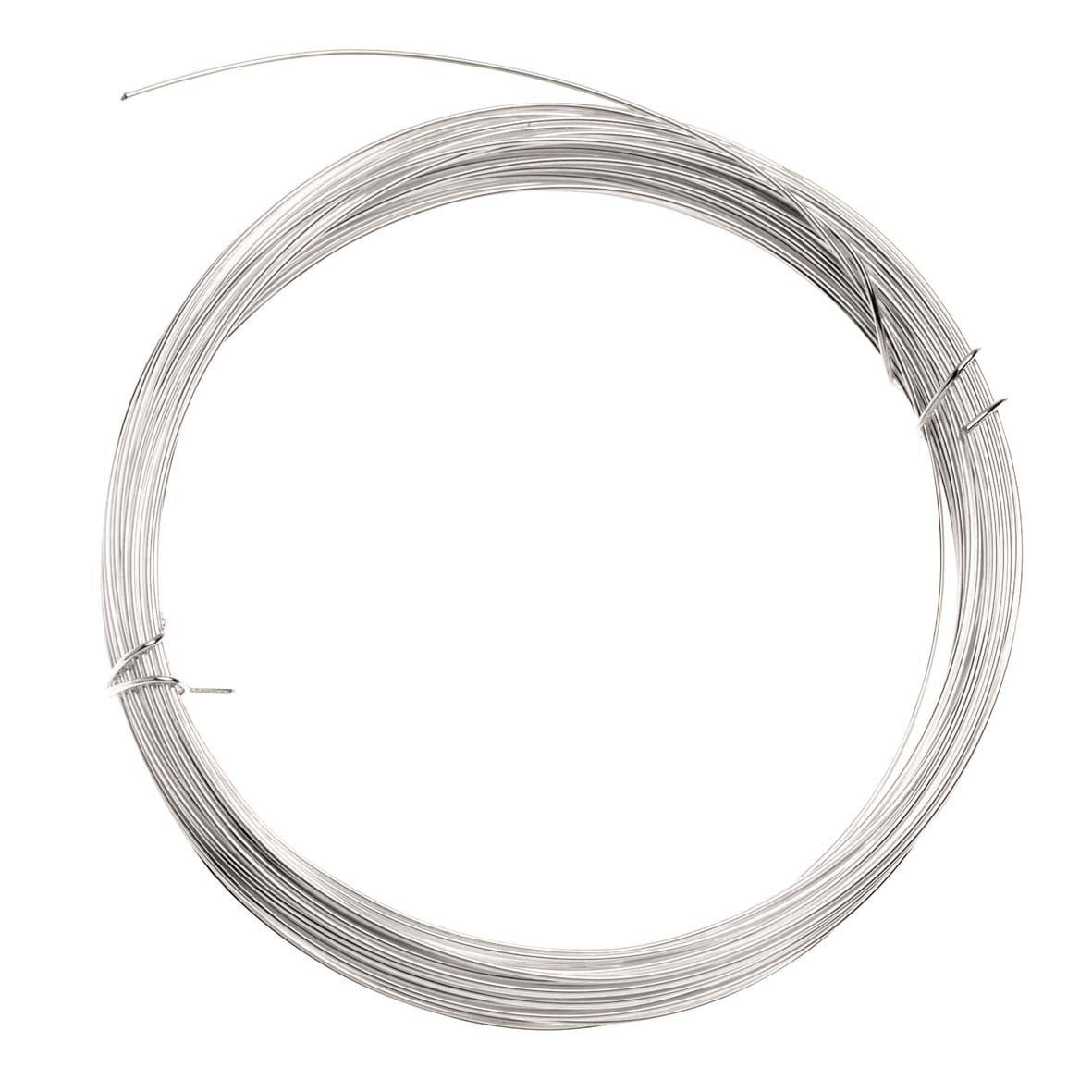 Glorex Dekoband Glorex Silberdraht Ø 0,6 mm x 8 m