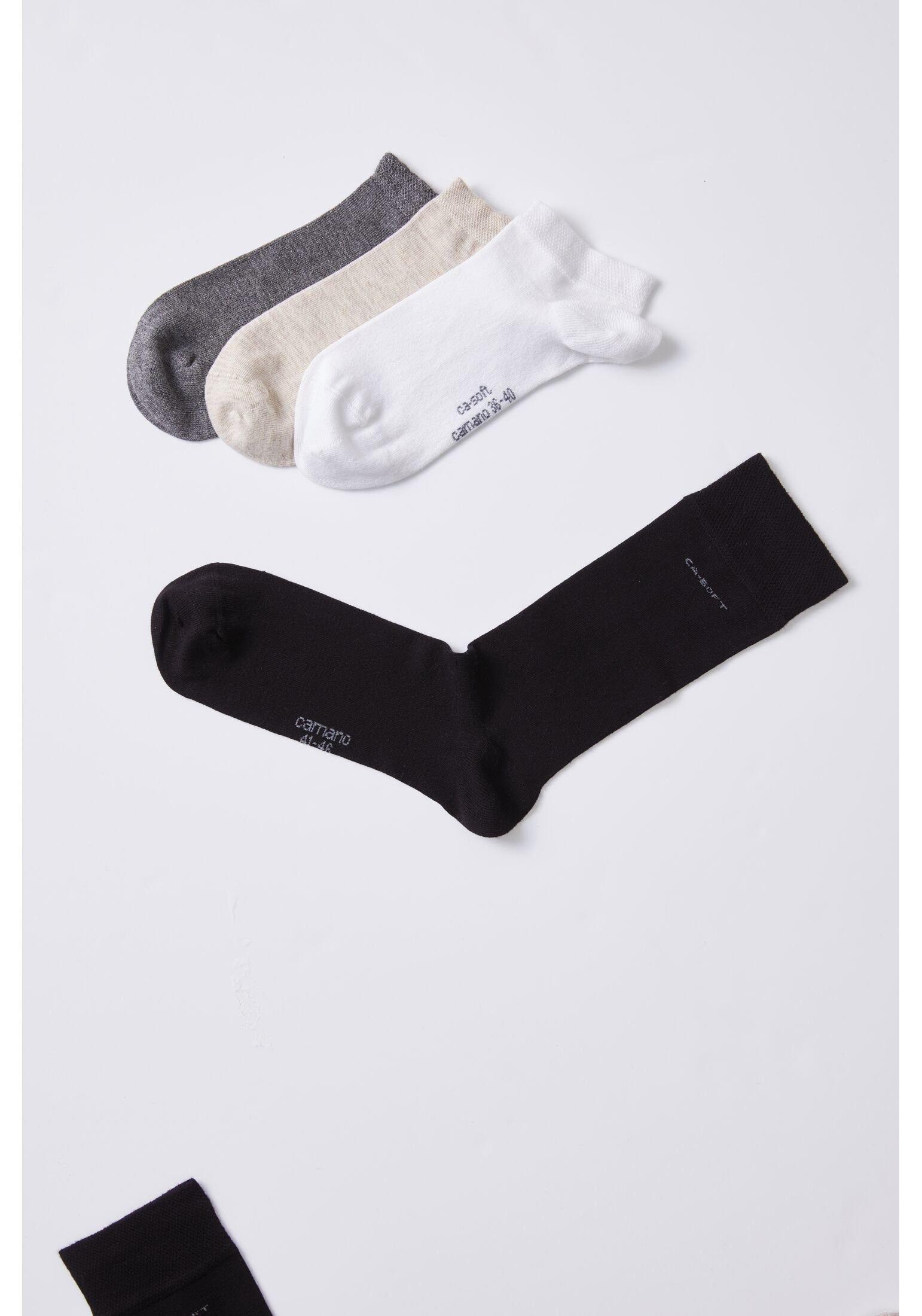 4er Pack Camano black Socken Socken
