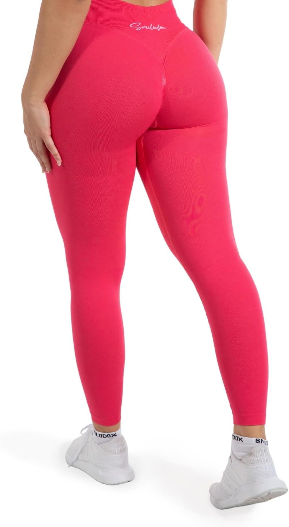 Smilodox Леггинсы Silvia, High Waist Sporthose Blickdicht Yogahose Booty Scrunch Леггинсы Damen Seamless Smilodox Label Fitness