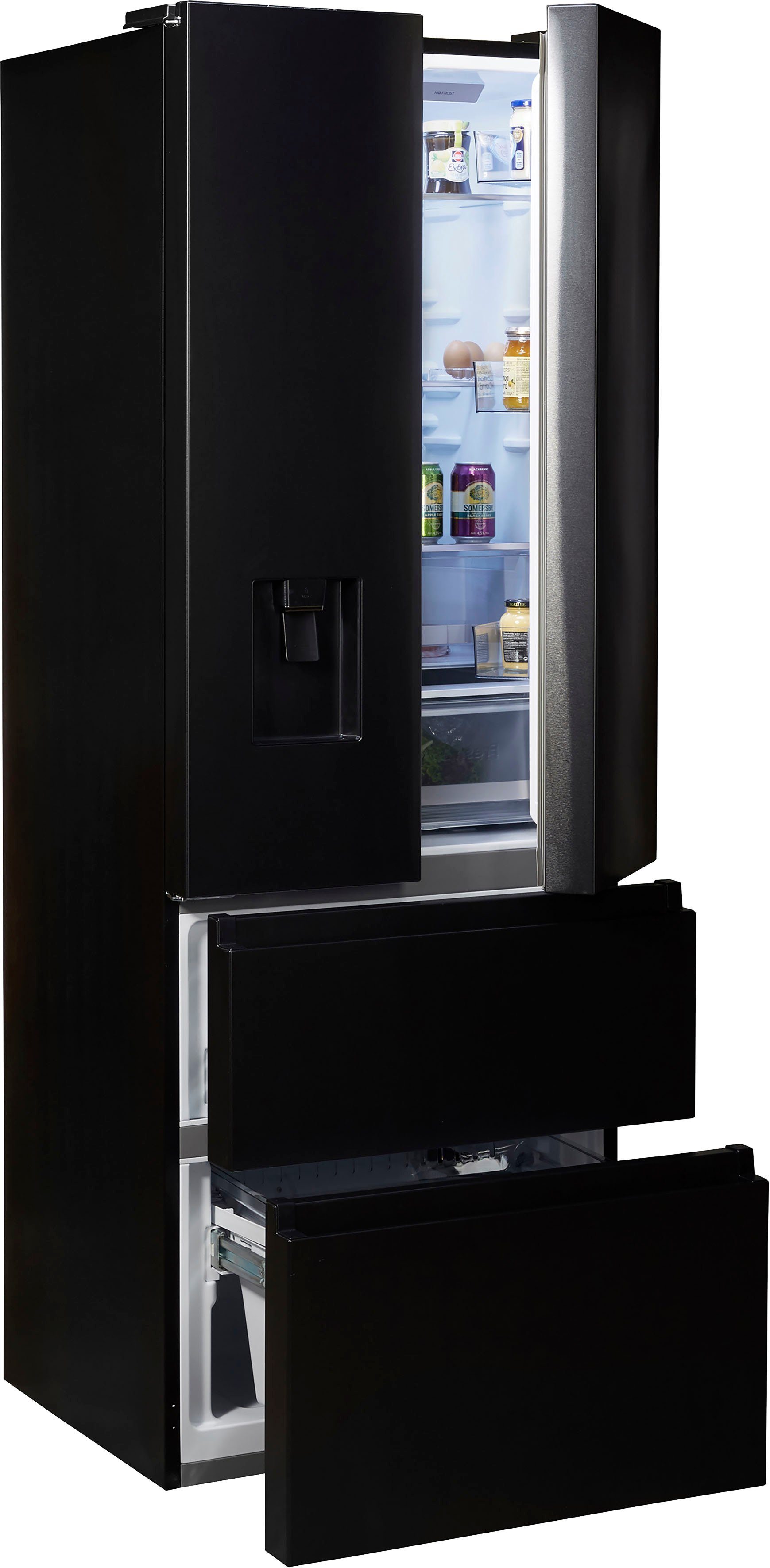 Hisense French Door RF632N4WFE, 200 cm hoch, 70 cm breit