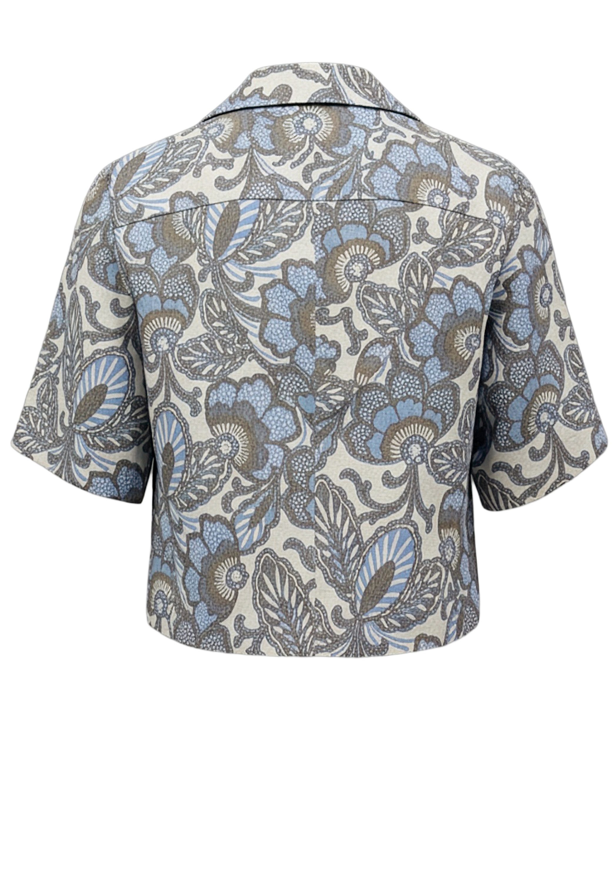 bianca Kurzblazer ELENA in angesagtem Jacquard-Dessin