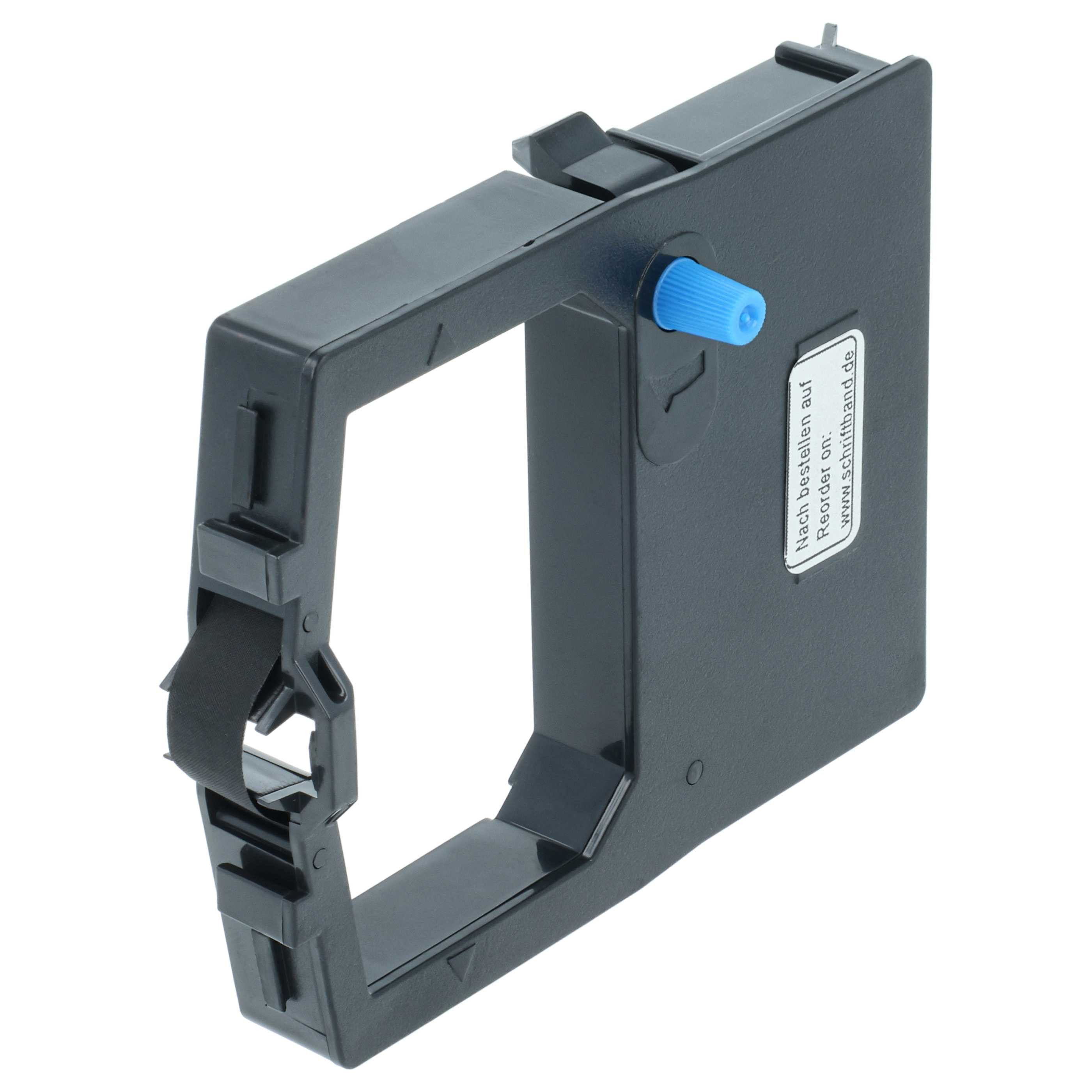 vhbw Beschriftungsband passend für OKI Microline 3390, 3391 eco, 3391, 380, 3390 eco, 3321, Farbband, Nylonband für Ihren Nadeldrucker oder Bondrucker