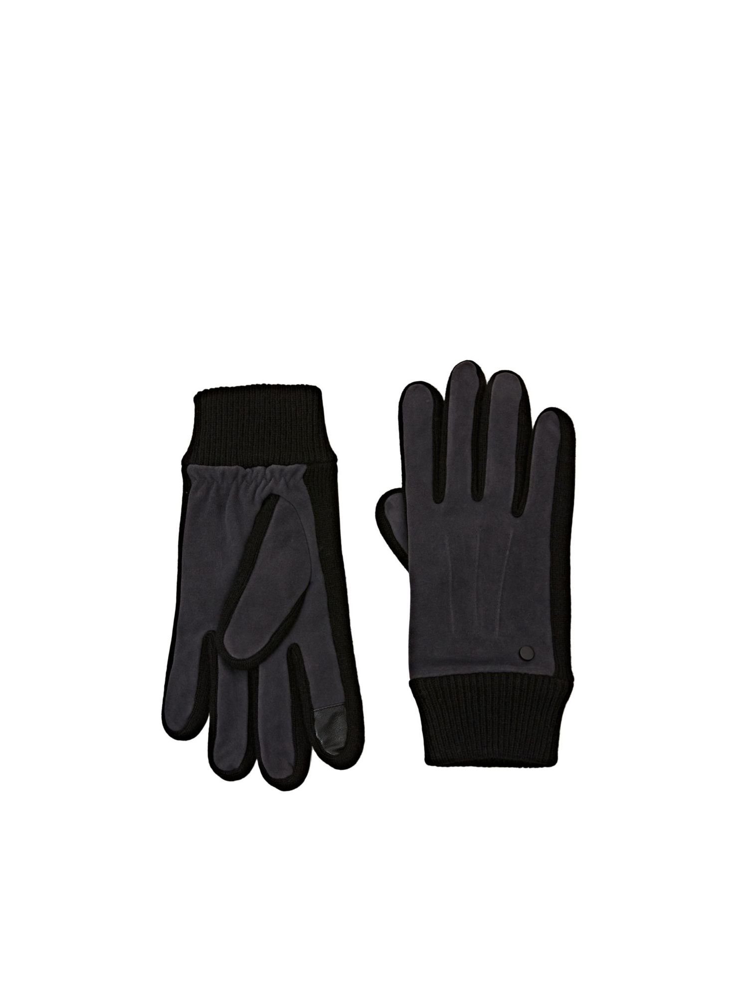 Wolle Handschuhe und Rauleder Esprit Lederhandschuhe aus