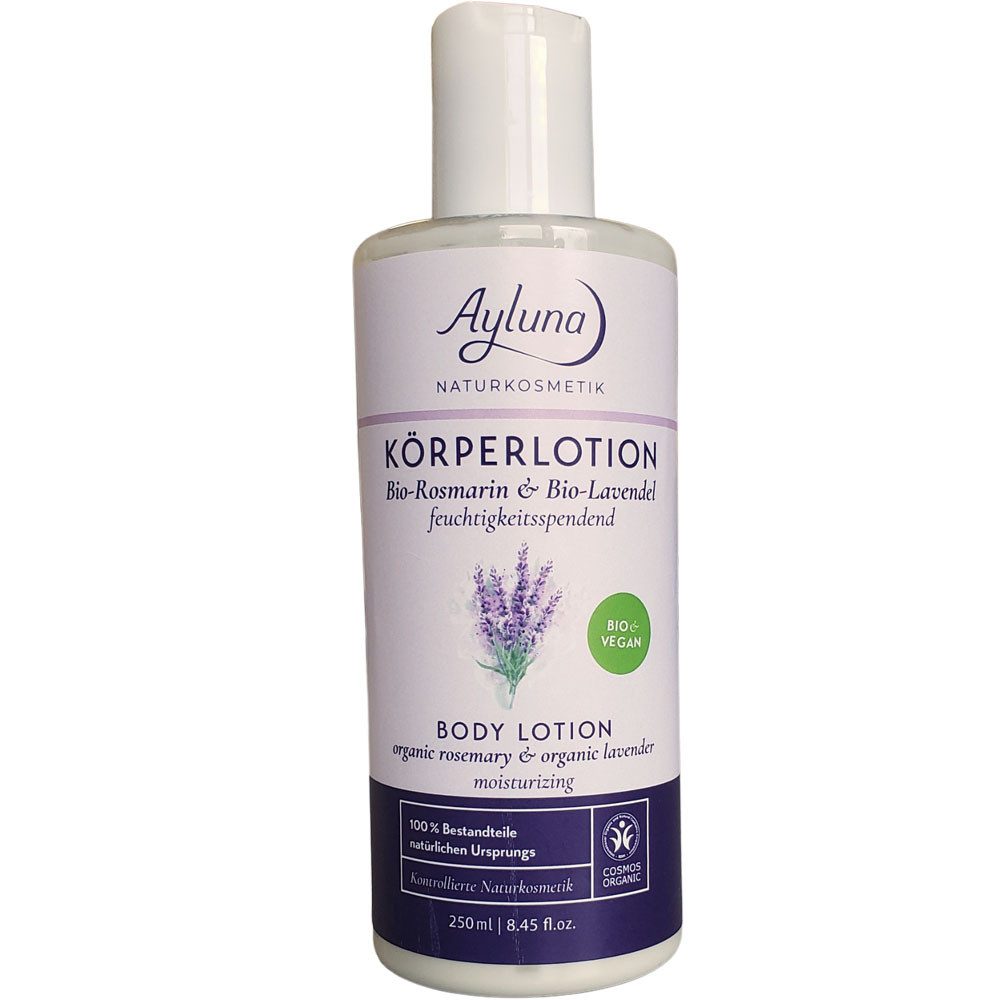 Ayluna Körperlotion Rosmarin Lavendel, 250 ml, Schnell einziehende ...