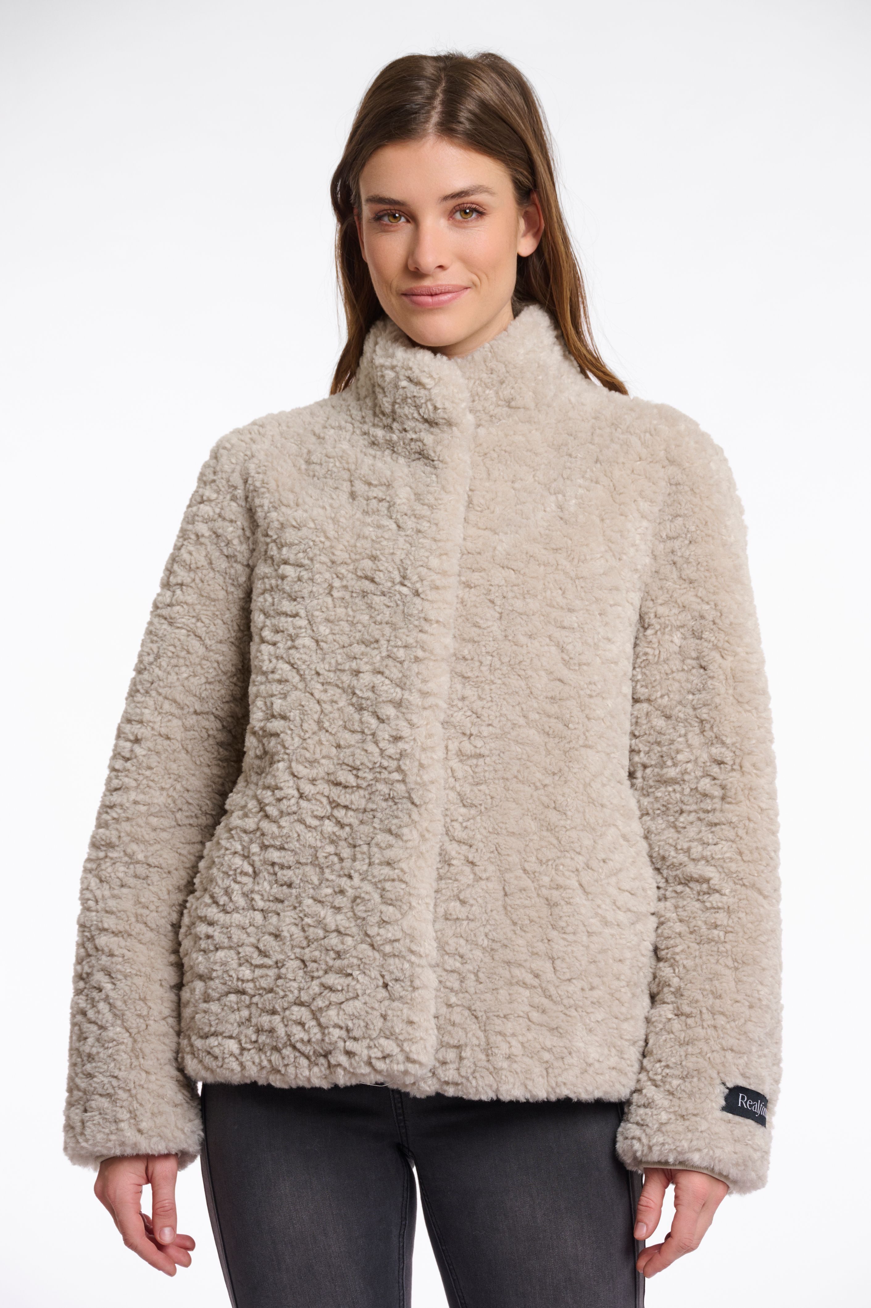 Plüschjacke