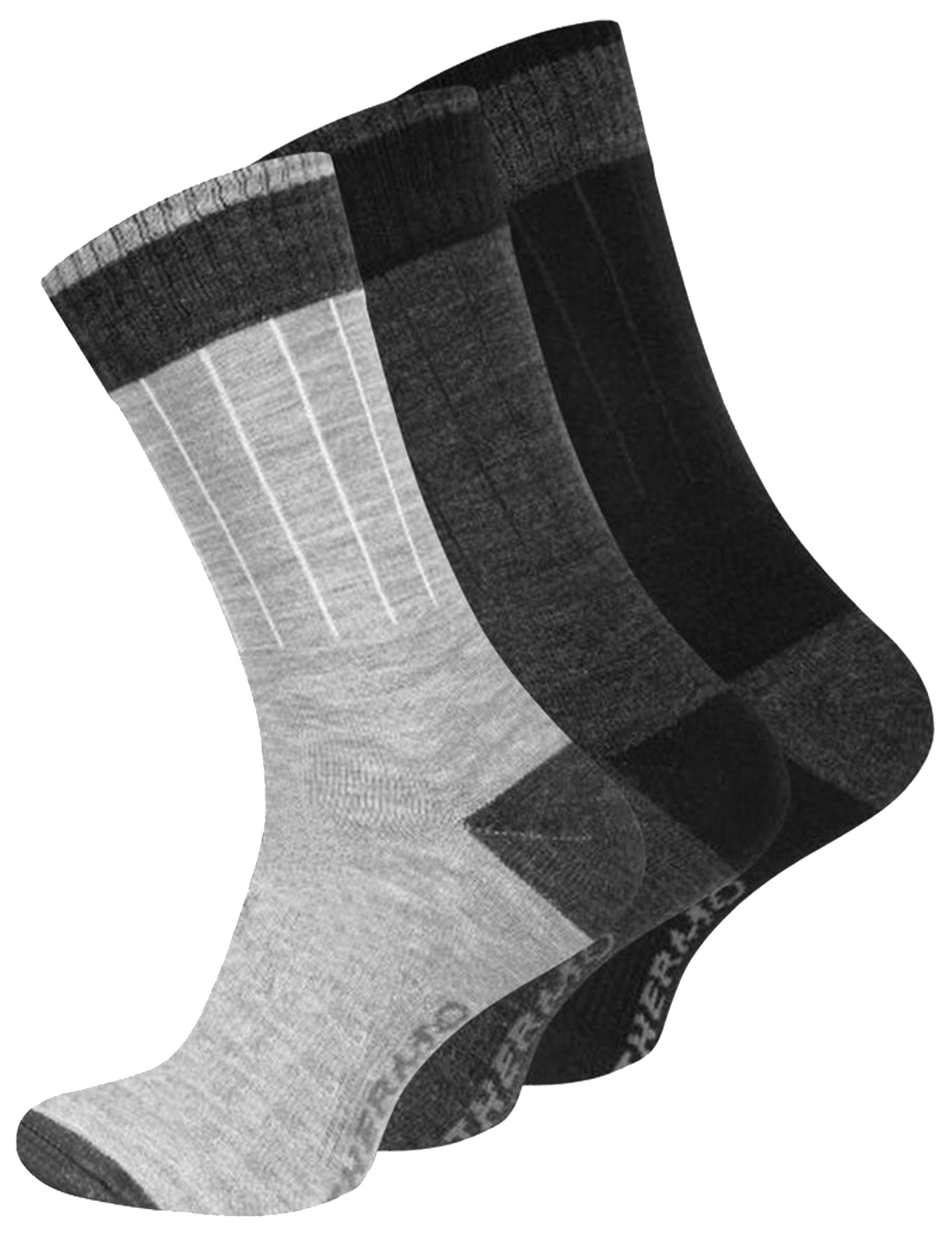 Cotton Prime® Thermosocken THERMO TECH (3-Paar) mit wärmenden Frottee