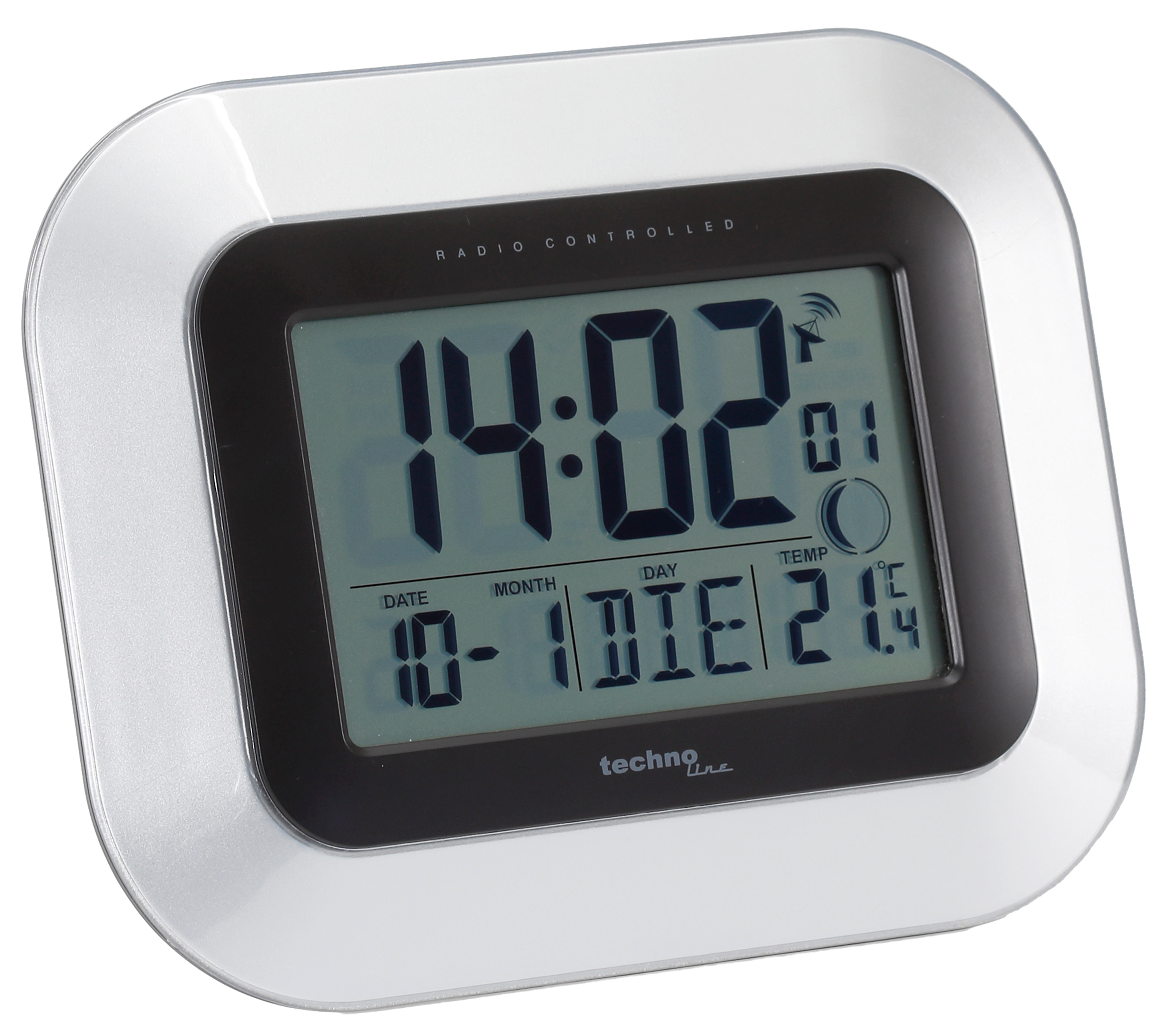 technoline Funkwanduhr WS 8005 (mit Temperaturanzeige)