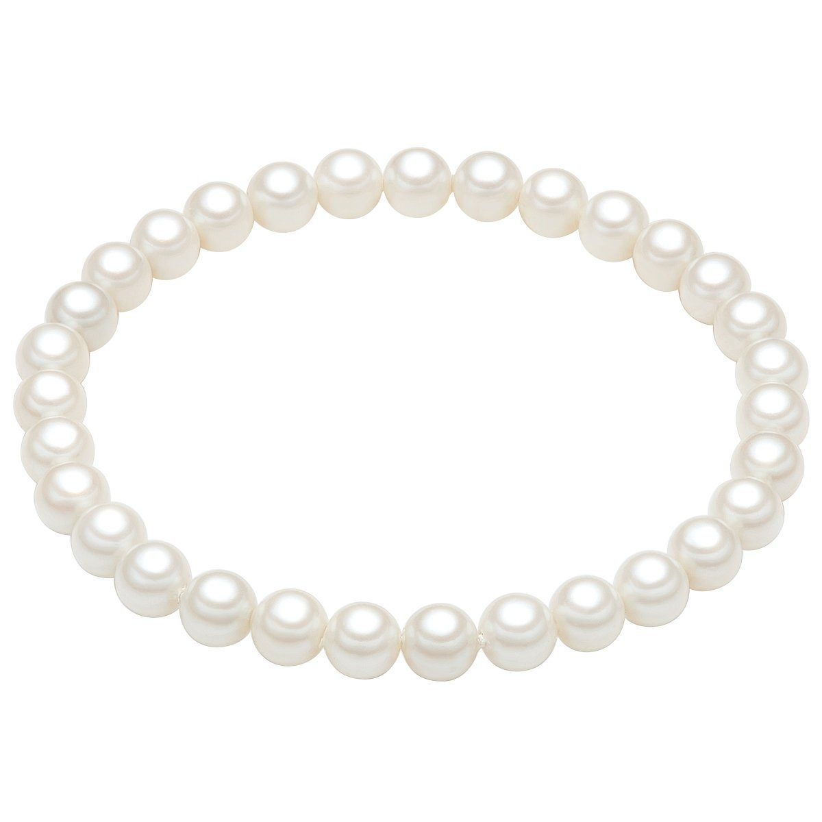 Rafaela Donata Perlenarmband weiß, Armband Muschelkernperle günstig online kaufen