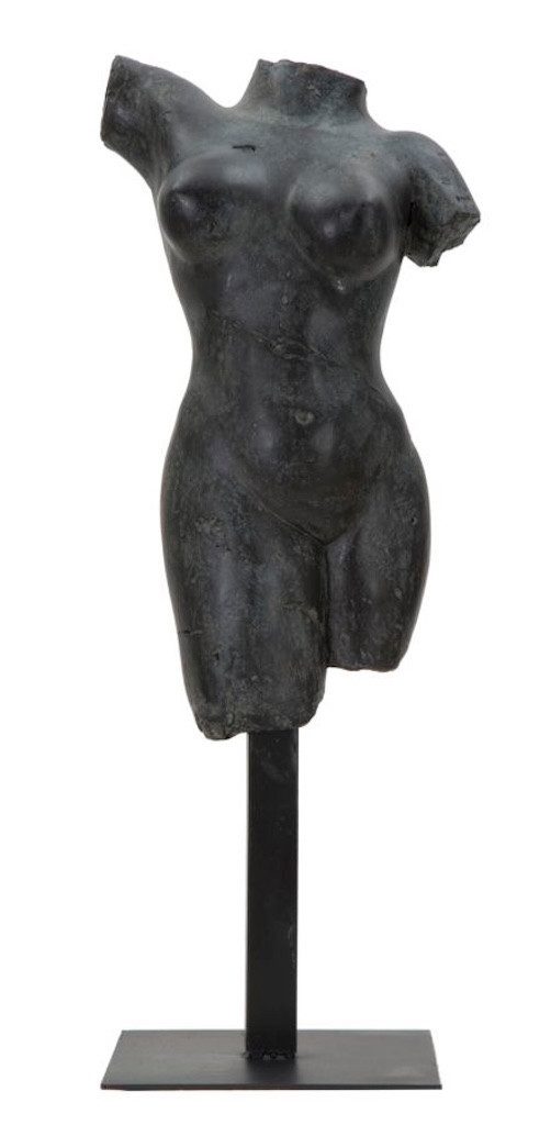 MF Skulptur Noiréa Women Torso Skulptur auf Standfuß modern schwarz 50 cm (1 St)