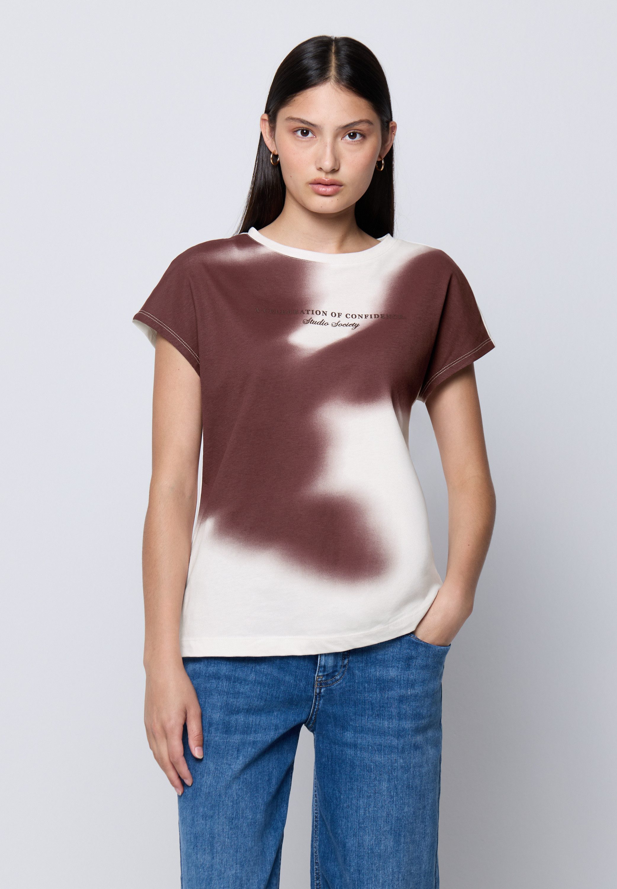 STREET ONE STUDIO Print-Shirt aus reiner günstig online kaufen