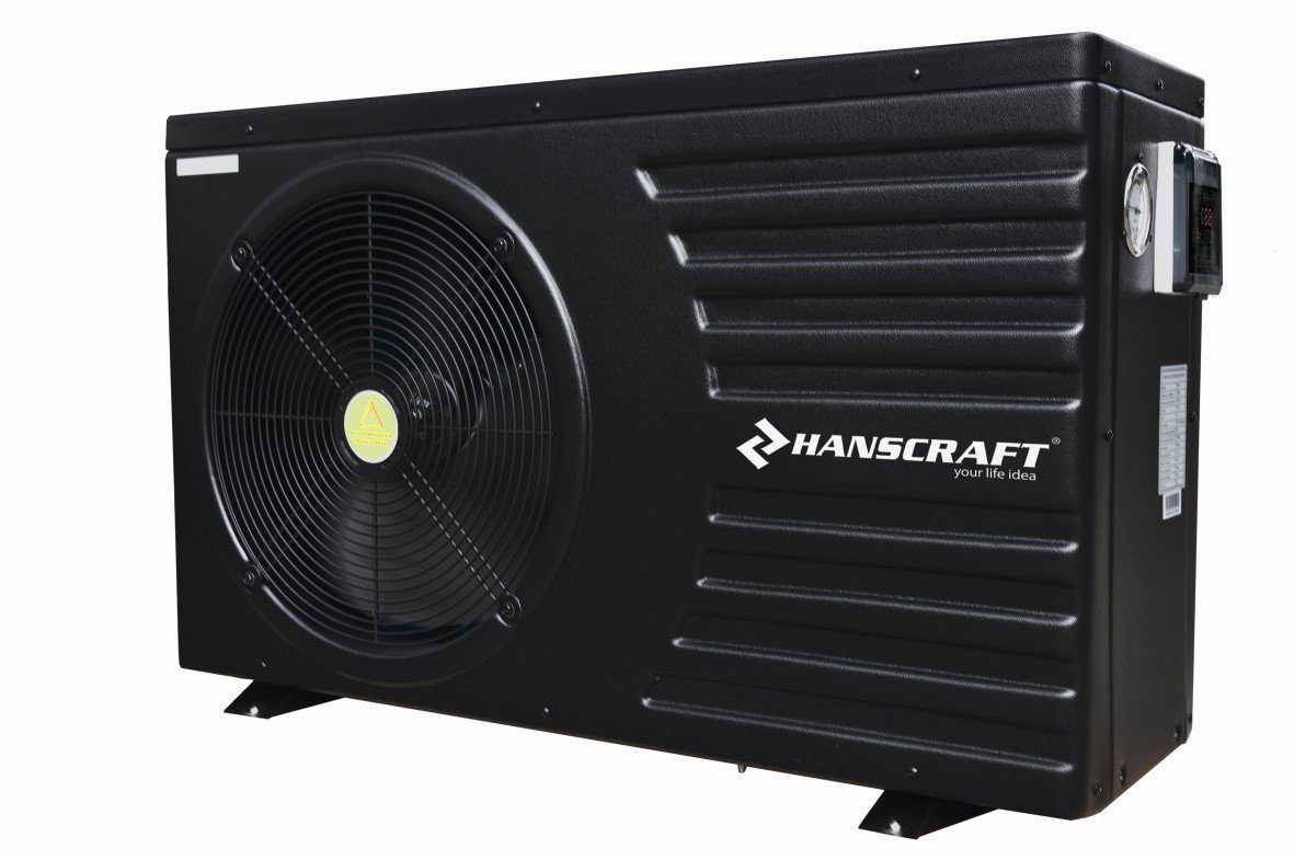 HANSCRAFT Pool-Wärmepumpe Hanscraft Wärmepumpe EVOLUTION 25 mit 6,8 KW Heizl, Heiz- und Kühlfunktion, salzwassergeeignet, Titan Wärmetauscher