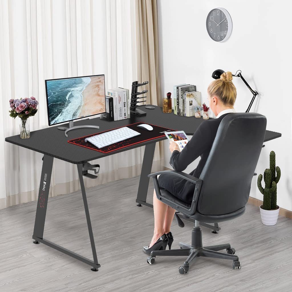 Dripex Eckschreibtisch Gaming Tisch L-Form 160cm günstig online kaufen