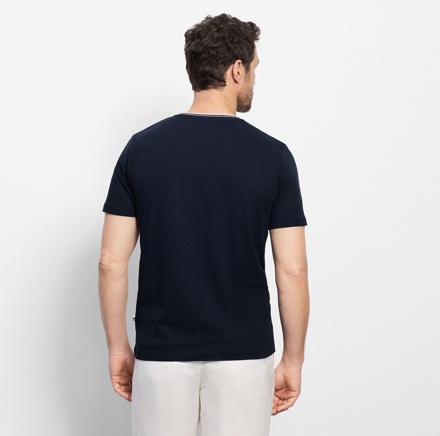 OLYMP T-Shirt regular fit, Rundhals, casual