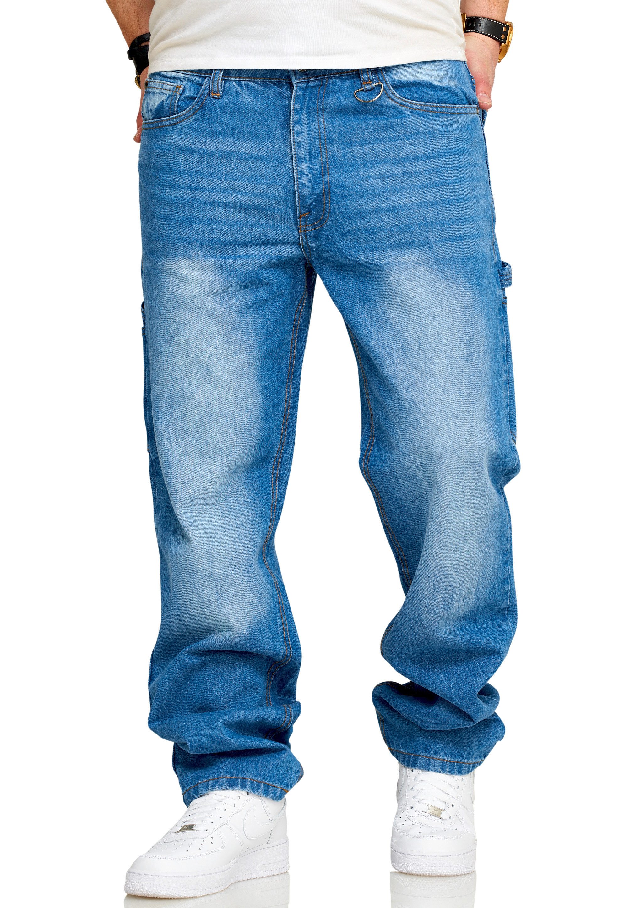 SOULSTAR Straight-Jeans S2CHEB Herren Lange Hose Carpenter Jeans Bermuda Re günstig online kaufen