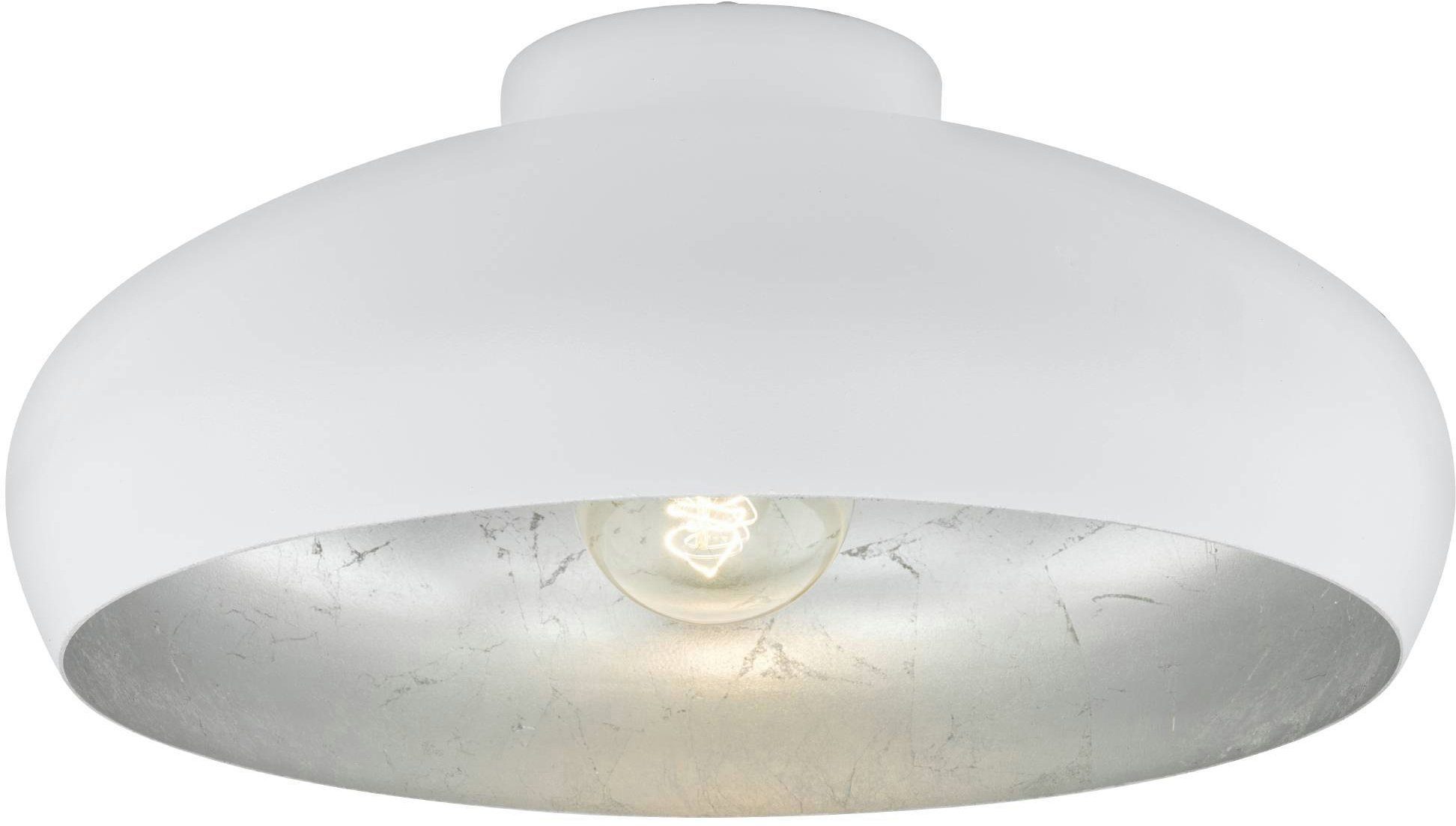 EGLO Deckenleuchte MOGANO, ohne Leuchtmittel, Leuchtmittel wechselbar, Deckenleuchte Industrial, Vintage, Flurlampe Decke mit E27 Fassung