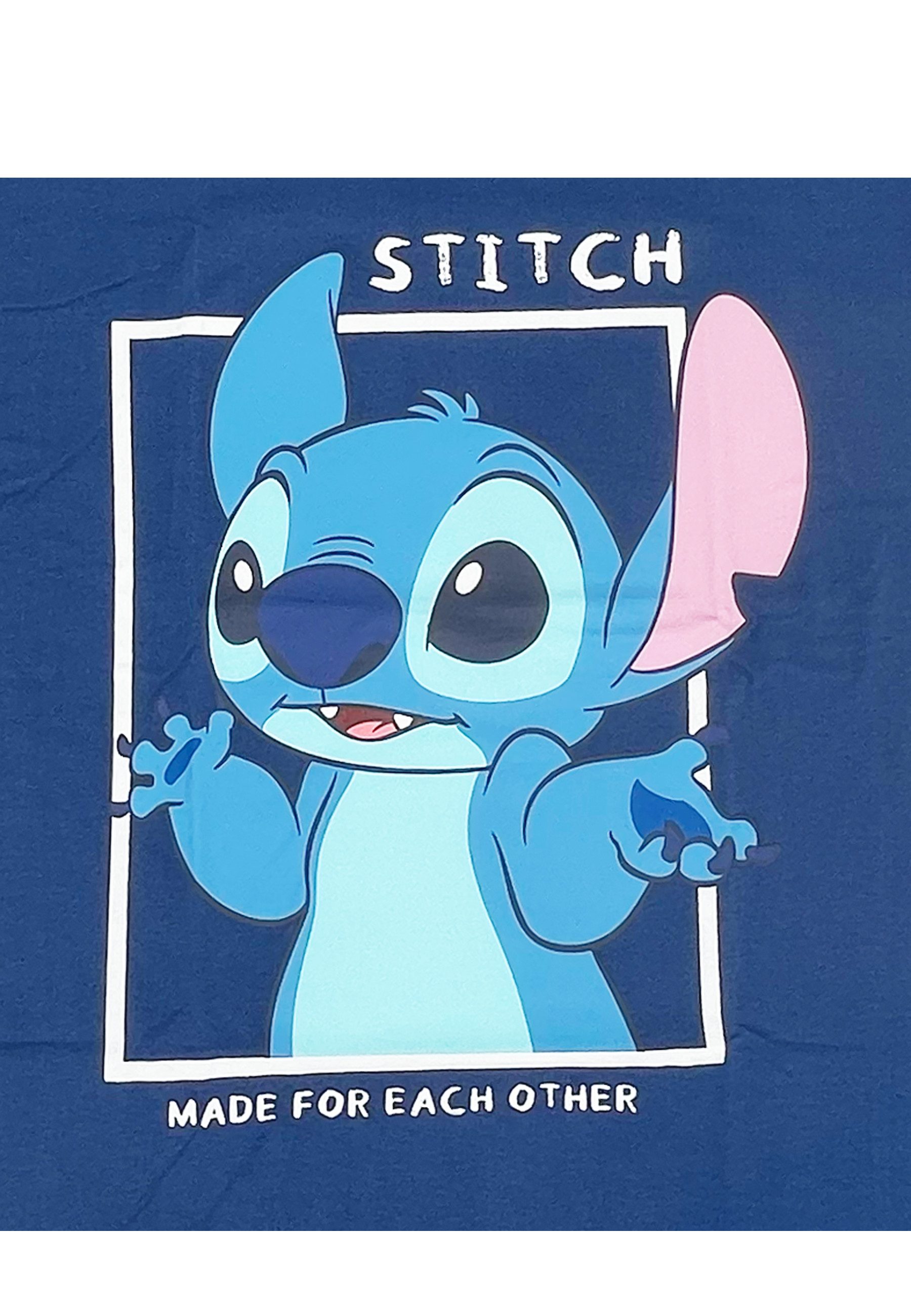 Stitch T-Shirt T-Shirt Damen Oberteil Erhältlich in 2 Farben