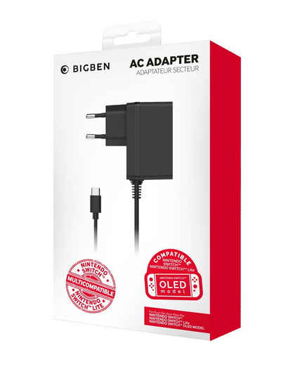 BigBen für Nintendo Switch / Lite / OLED Ladegerät AC-Adapter V2 BB357141 Zubehör Nintendo