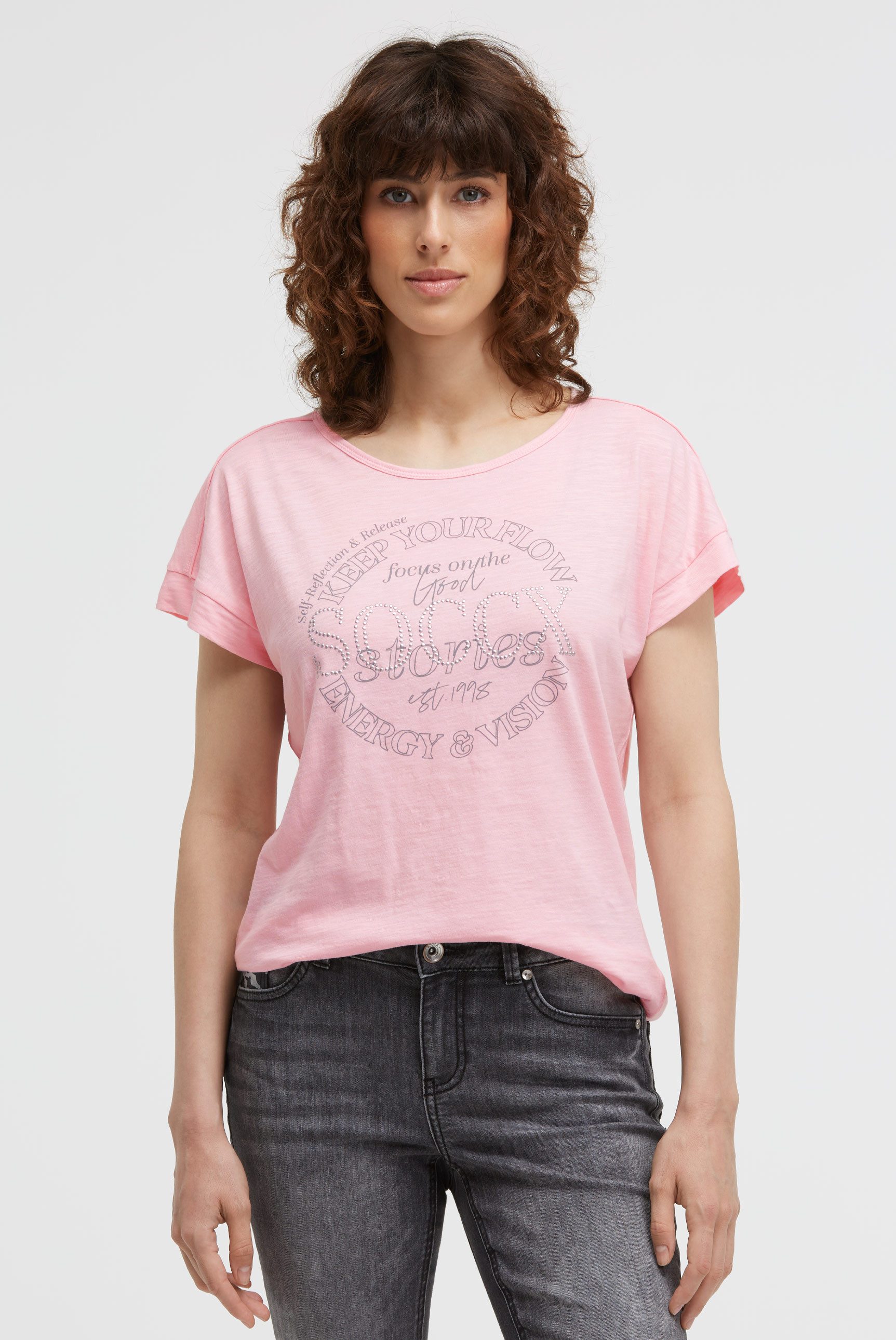 SOCCX T-Shirt SOCCX T-Shirt mit Wording günstig online kaufen