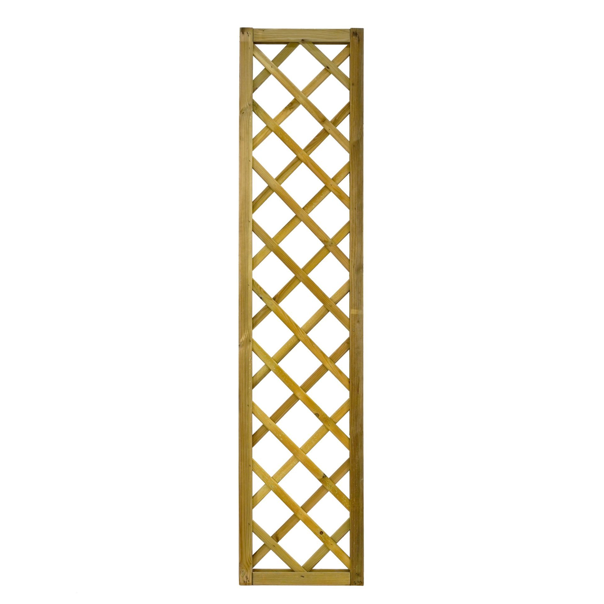 GartenLand Zaun Rankgitter Vario 11x11 gerade Kiefer – Kesseldruckimprägniert, (Set, Ohne Pfosten)