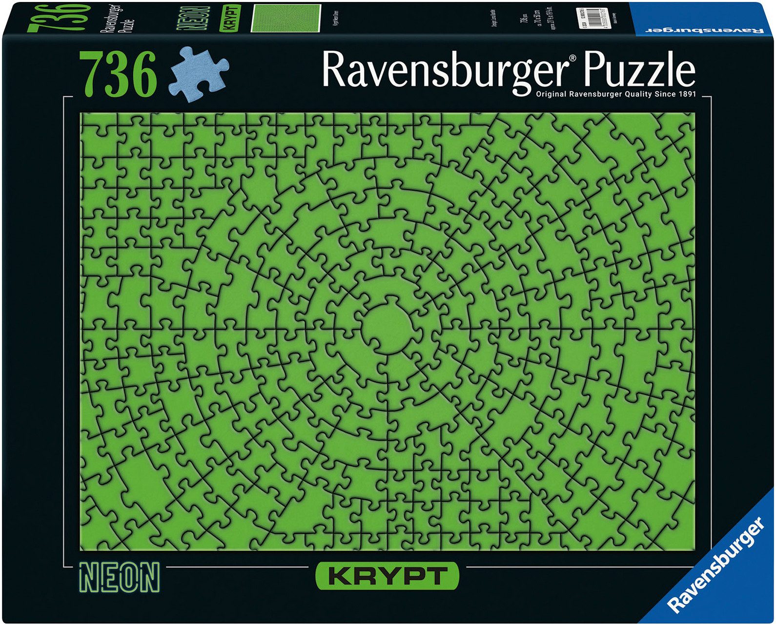 Ravensburger Puzzle Krypt Neon Green, 736 günstig online kaufen