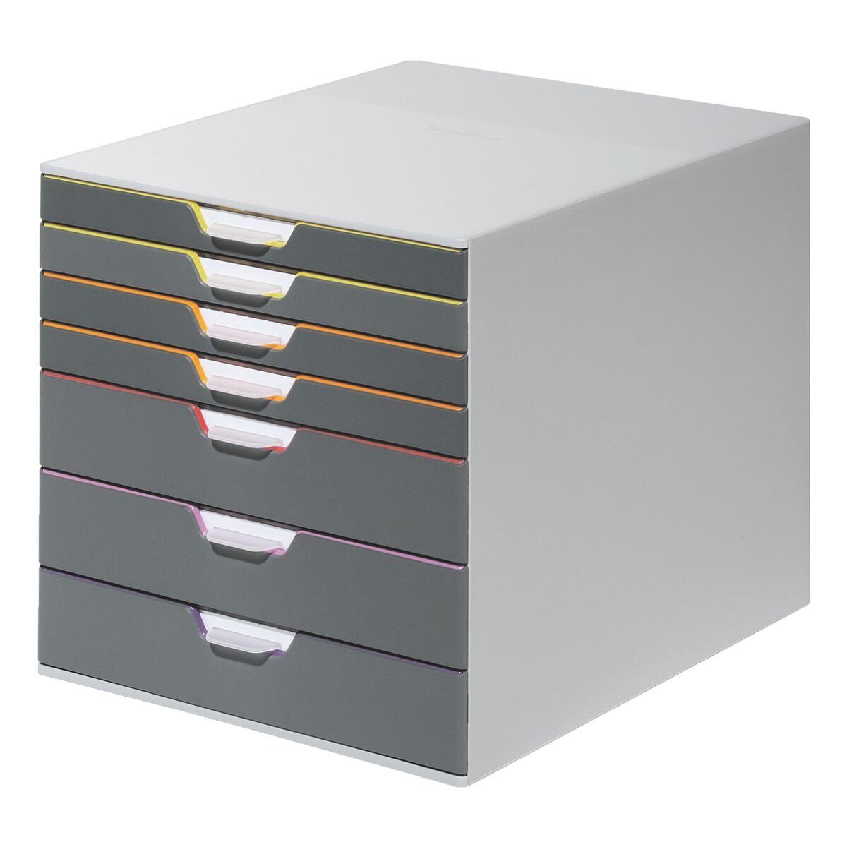 DURABLE Schubladenbox VARICOLOR® 7, mit 7 Schubladen, geschlossen, stapelbar