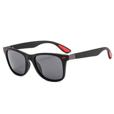 Housruse Sonnenbrille »Polarisiert Sonnenbrille Herren Damen Rechteck Leichtgewicht UV Schutz Unisex« Voller Rahmen